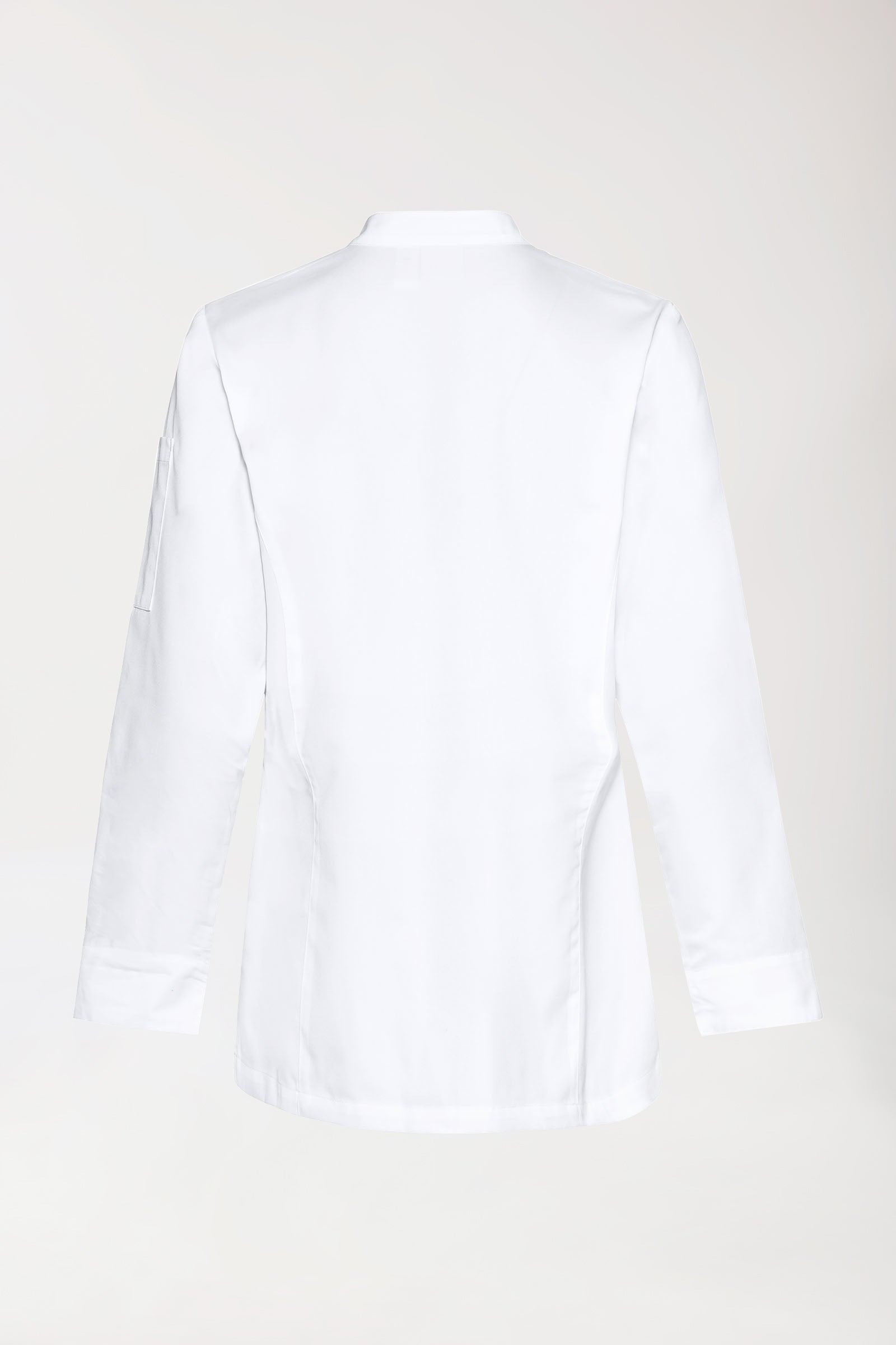 Gastro Kochjacke Damen - 1/1 Arm weiss, Rückansicht