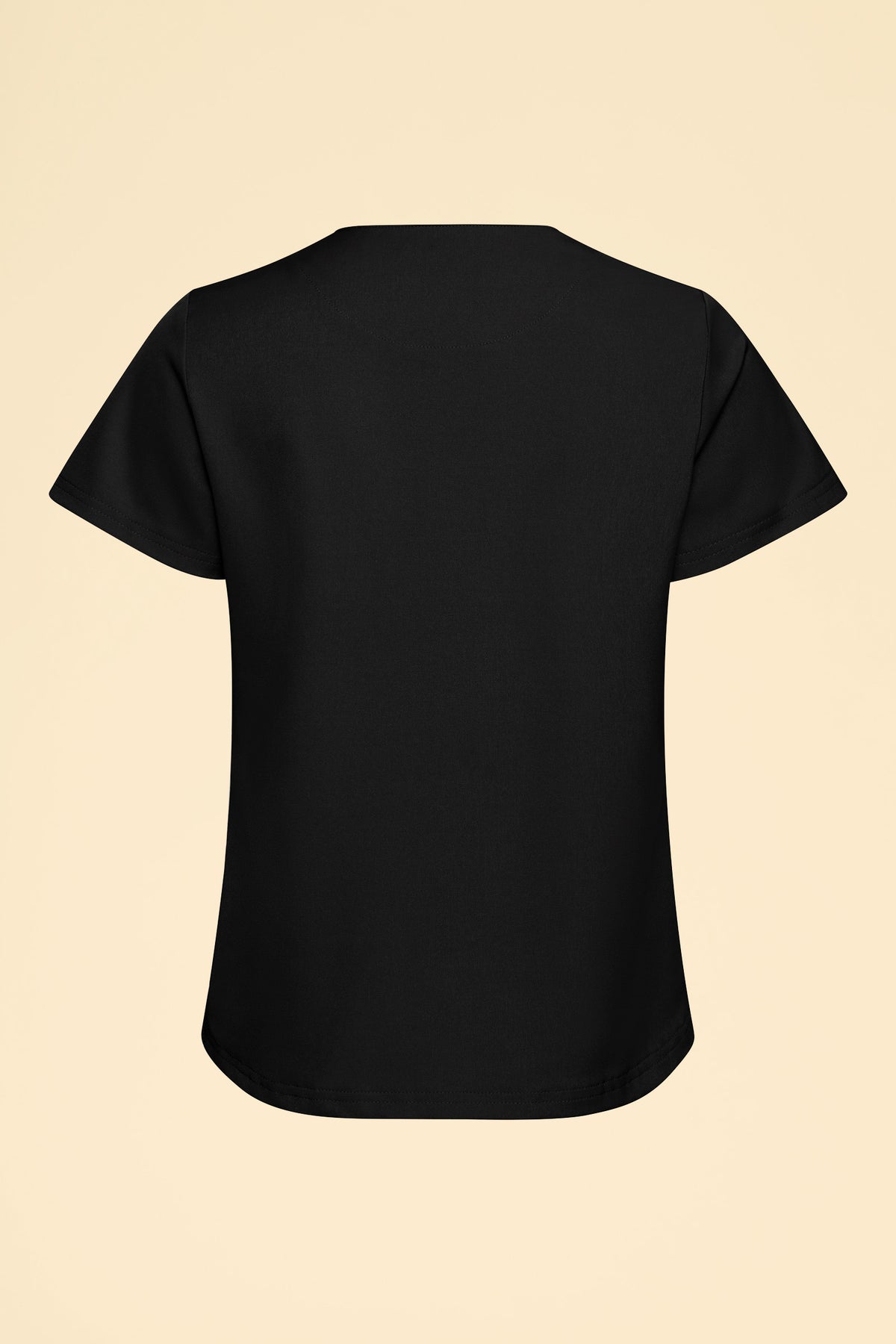 KAERE Shirt Damen - Rundhalsausschnitt schwarz, Rückansicht