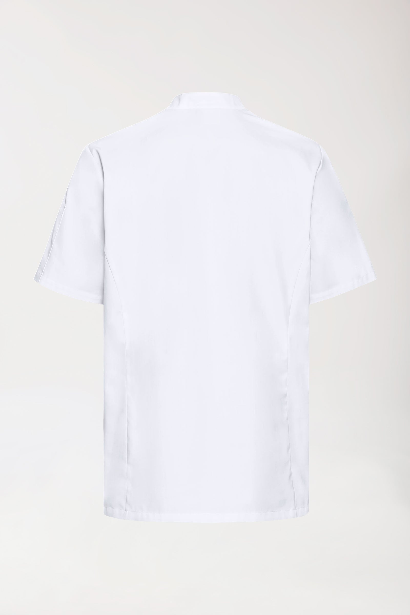 Gastro Kochjacke Herren - Druckknopfleiste - 1/2 Arm weiss, Vue de dos