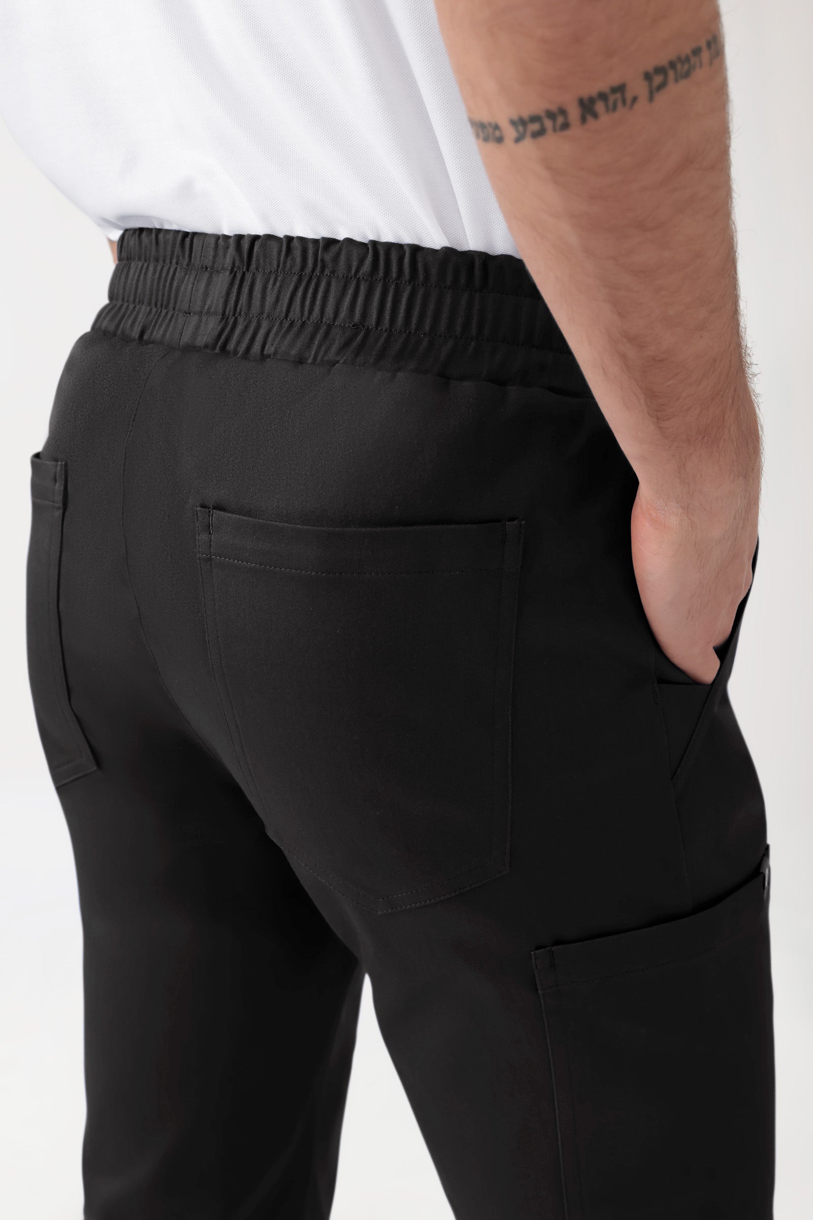 COMFY FLEX Stretch Hose Unisex - 1/1 Länge schwarz, Vue de dos