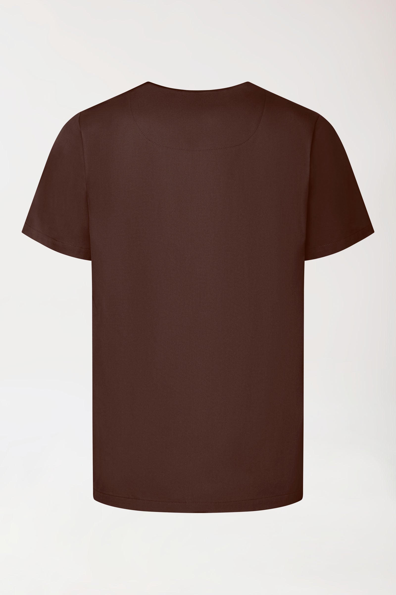 GREEN Stretch Schlupfkasack Unisex - V-Ausschnitt coffee, Vue de dos