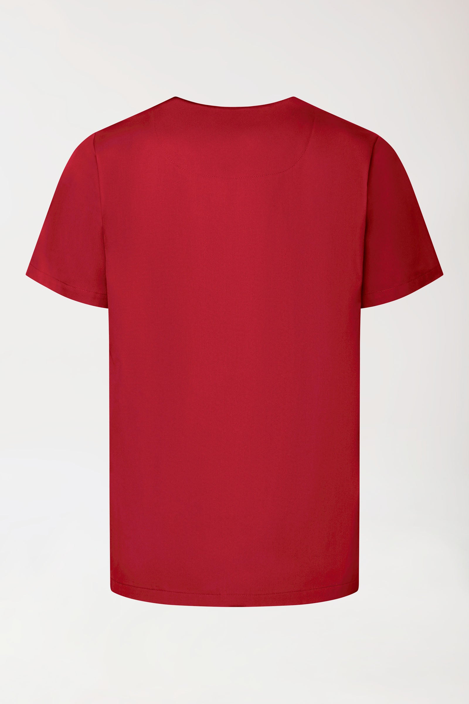 GREEN Stretch Schlupfkasack Unisex - V-Ausschnitt rot, Vue de dos