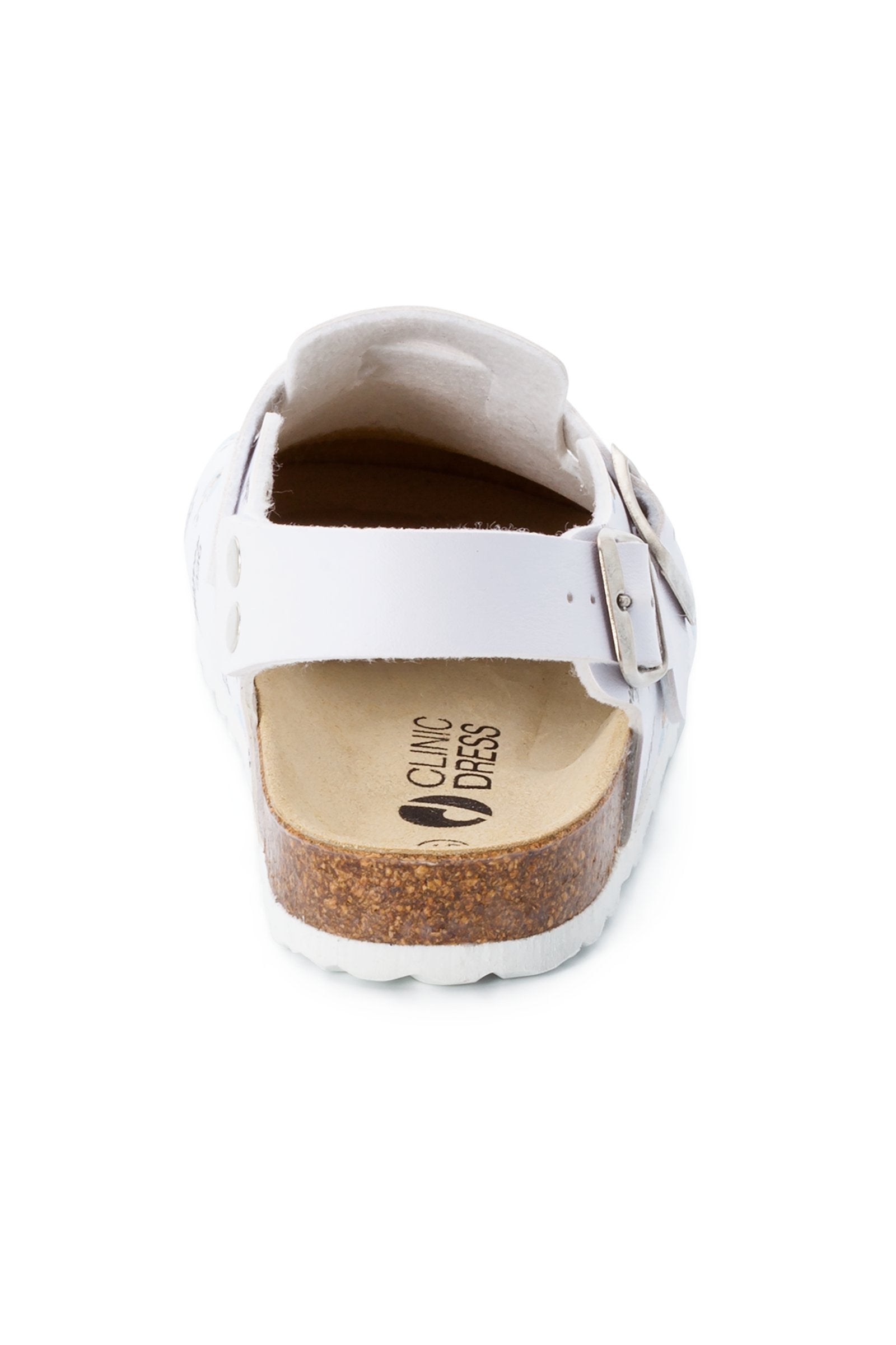 Unisex Clog weiss/gelb/schwarz