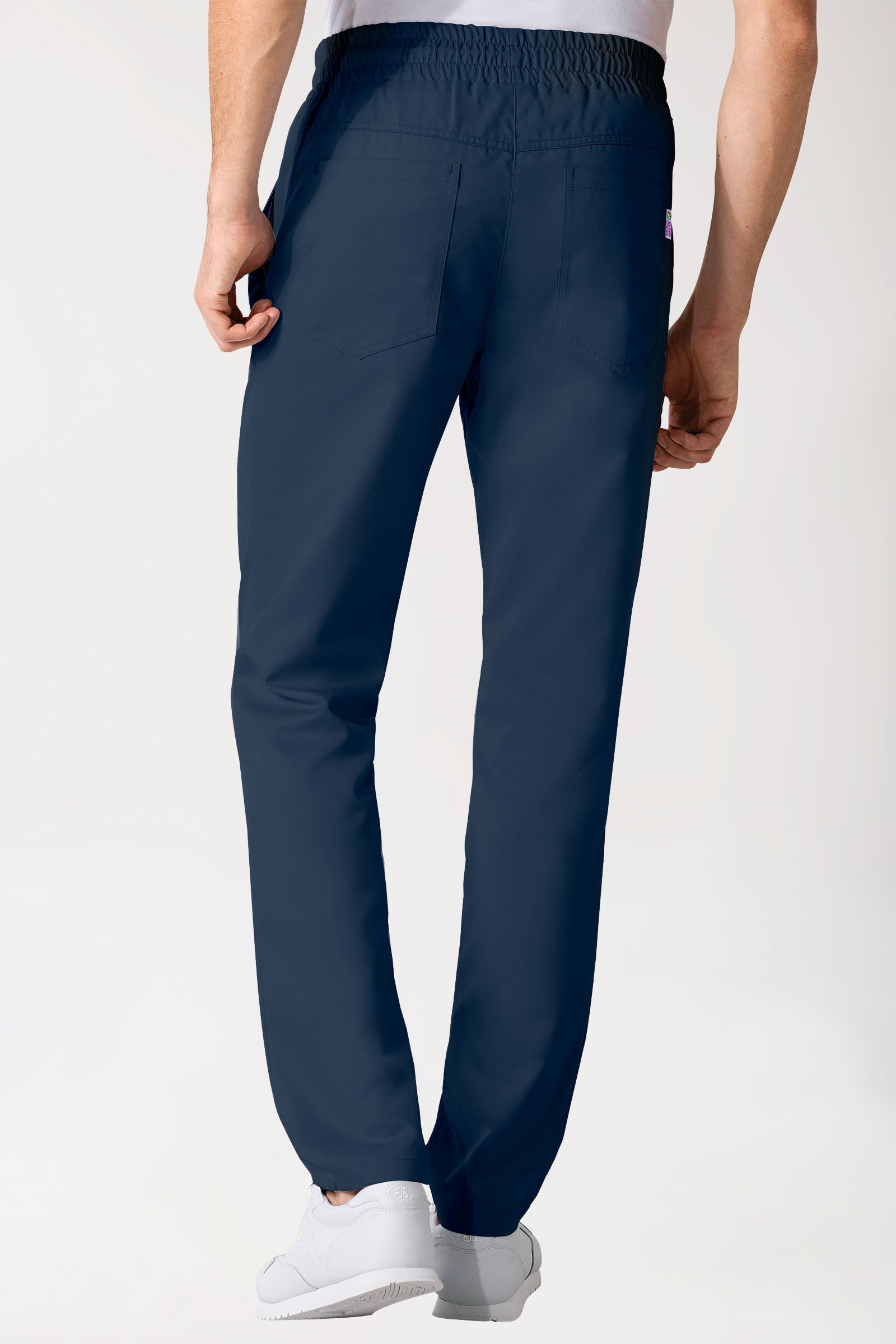 GREEN Hose Unisex - Gummibund navy, Vue de dos