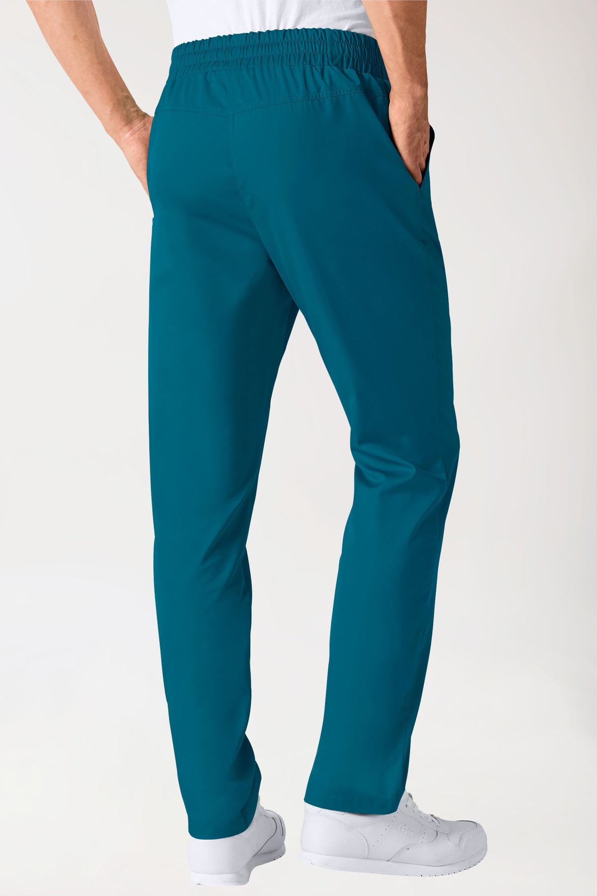 Hose Unisex - hoher Bund petrol, Vue de dos