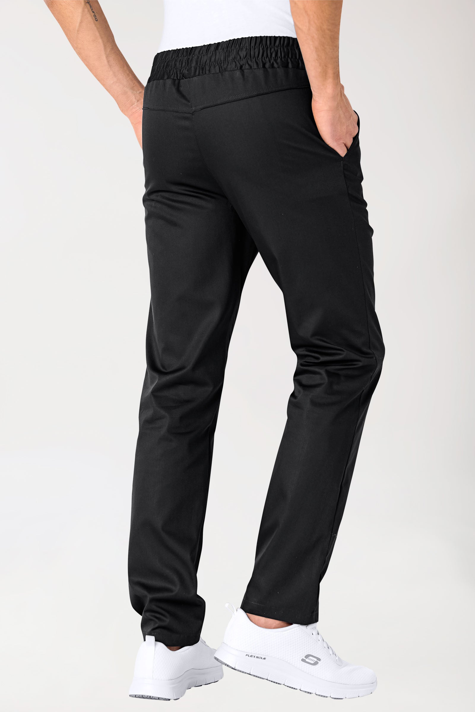 CORE Hose Unisex - hoher Bund schwarz, Vue de dos