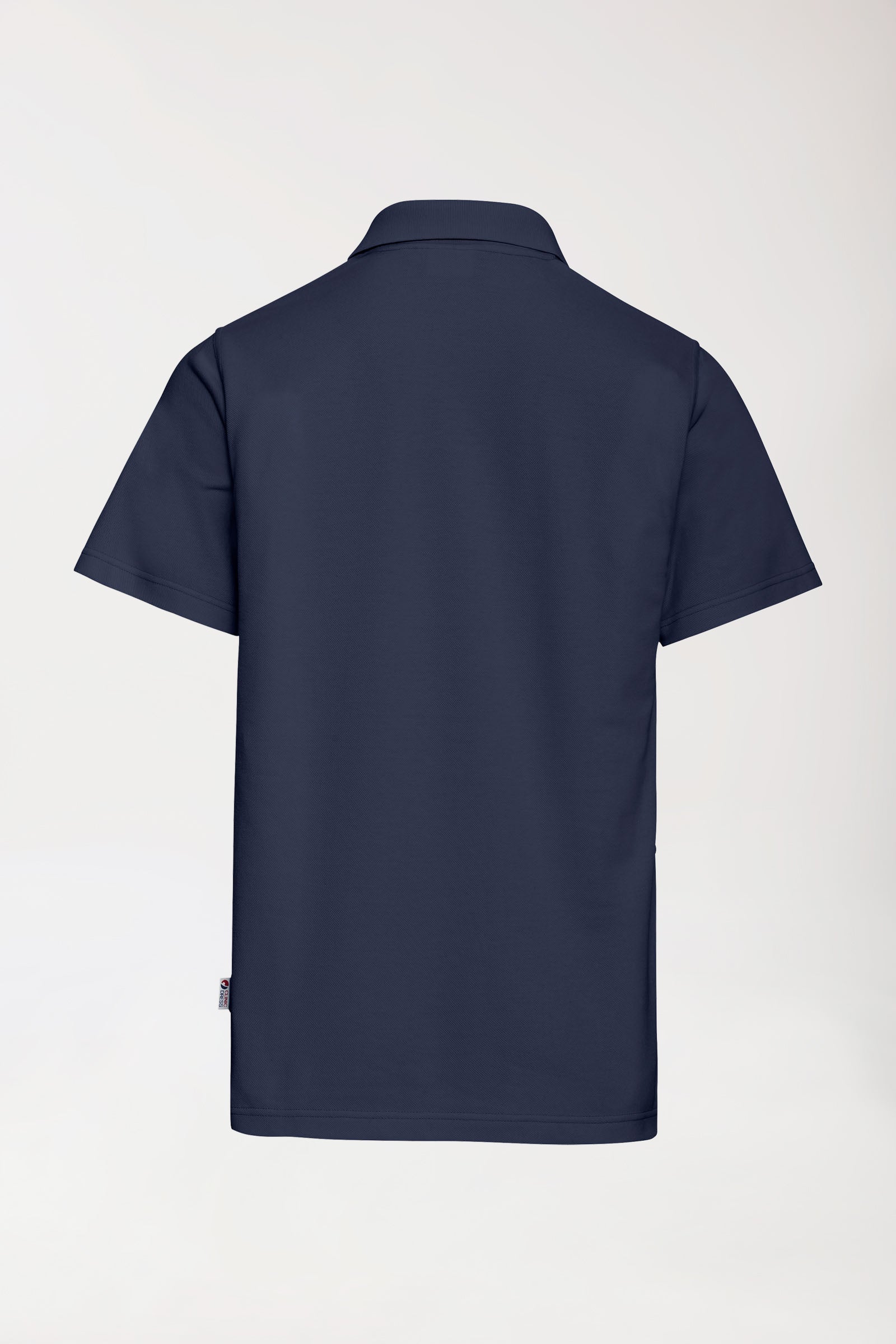CORE Shirt Unisex - Polokragen navy, Rückansicht