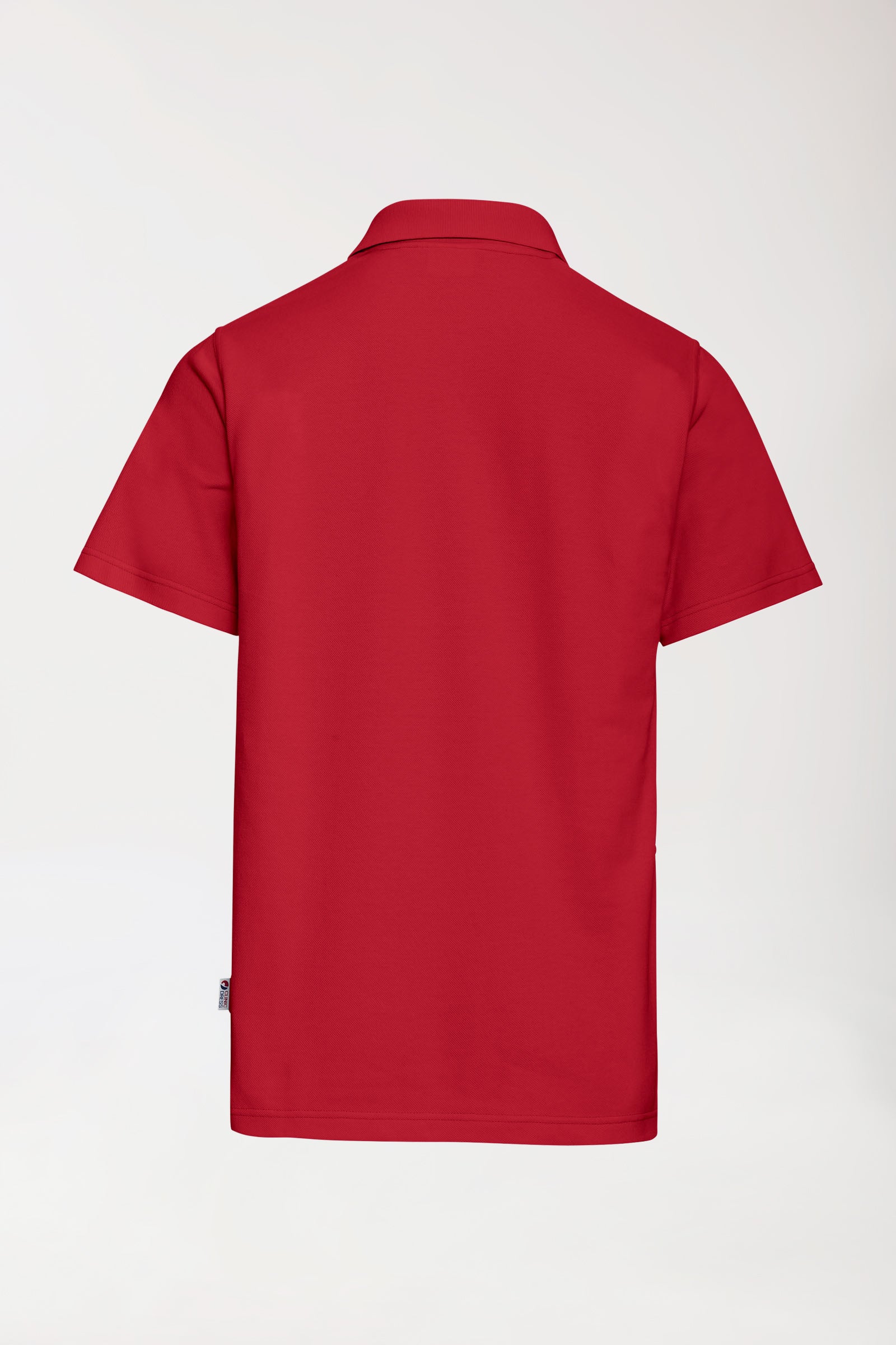 CORE Shirt Unisex - Polokragen rot, Vue de dos
