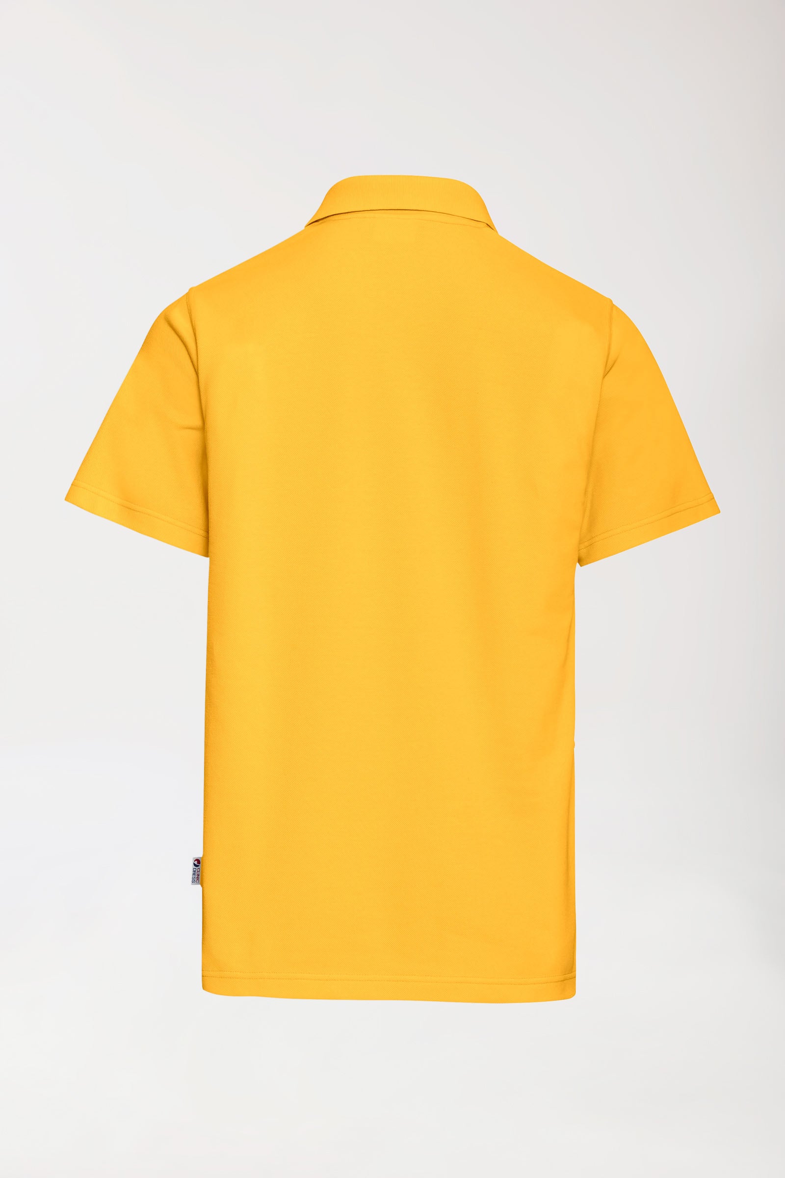 CORE Shirt Unisex - Polokragen sonnengelb, Rückansicht