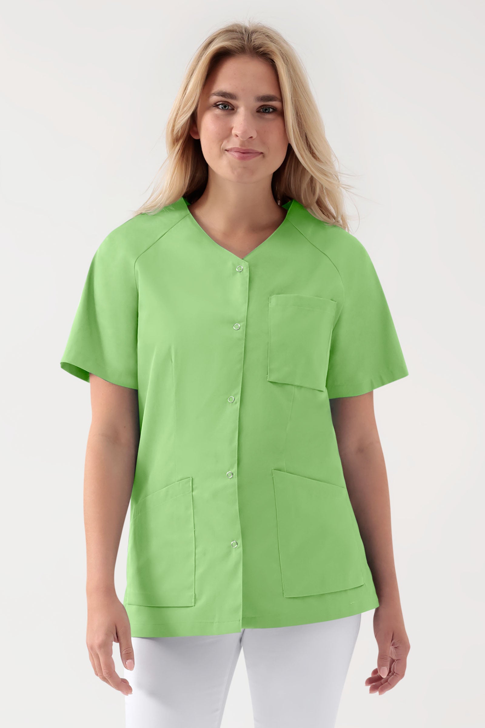 DER Kasack-Kasack Damen - durchgeknöpft apfelgrün