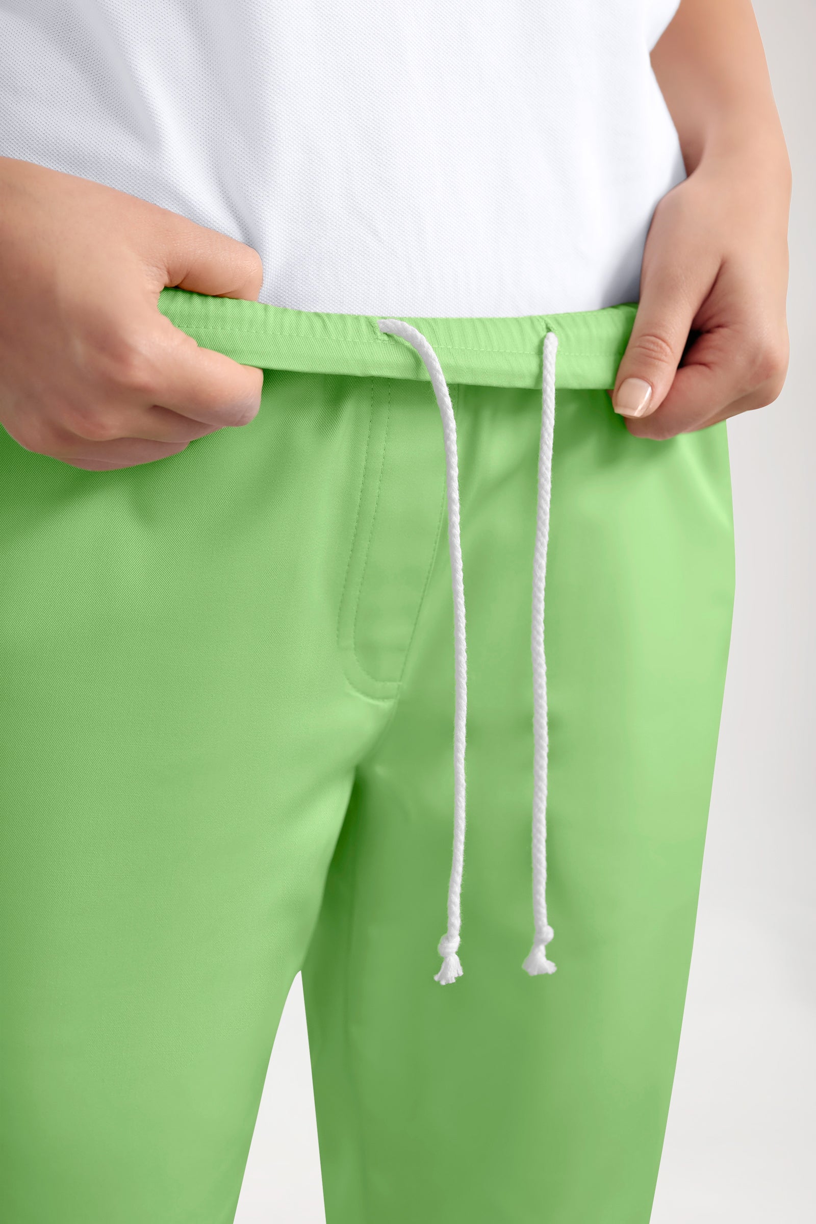 CORE Cargohose Damen - Jogpants Style apfelgrün