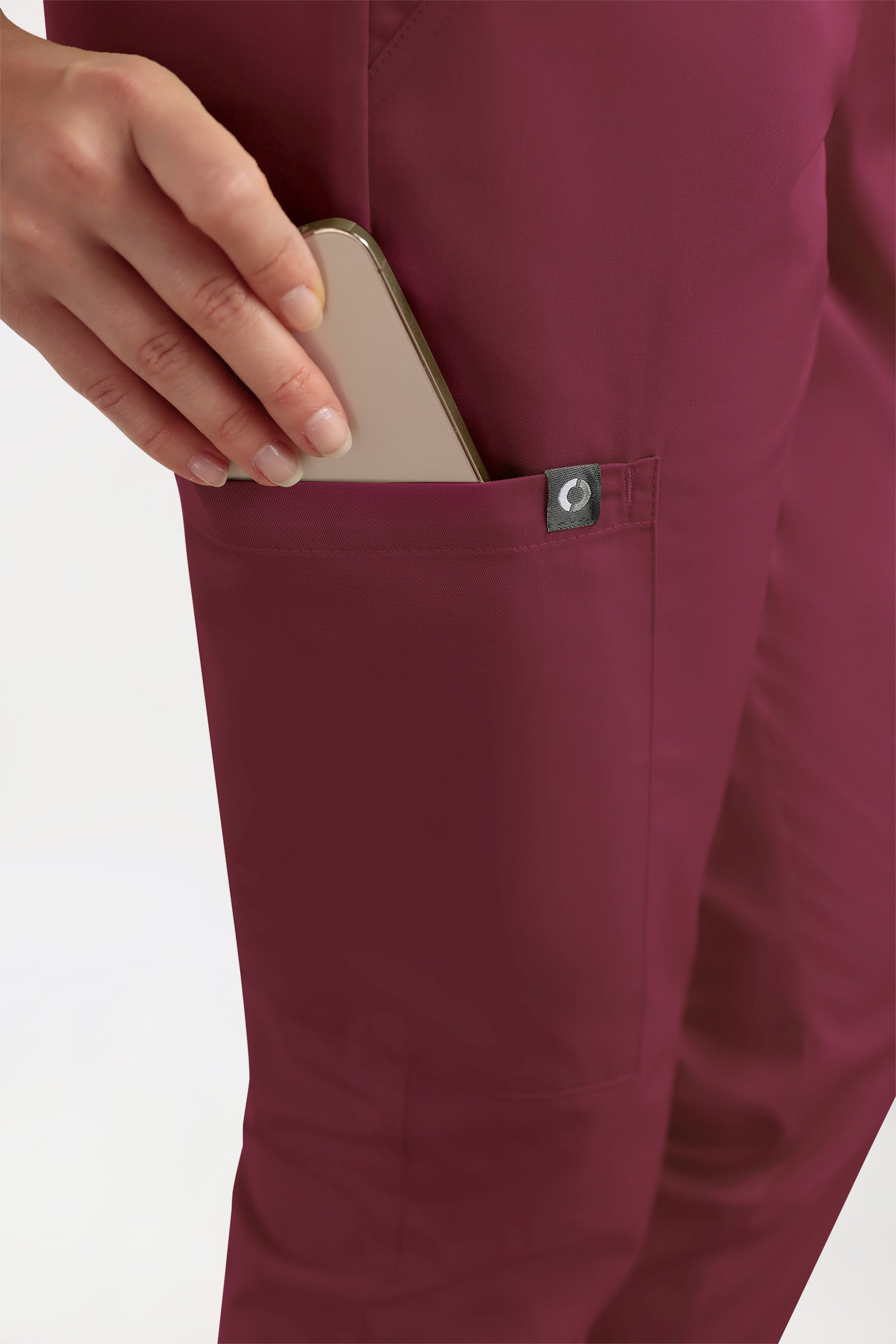 CORE Cargohose Damen - Jogpants Style bordeaux