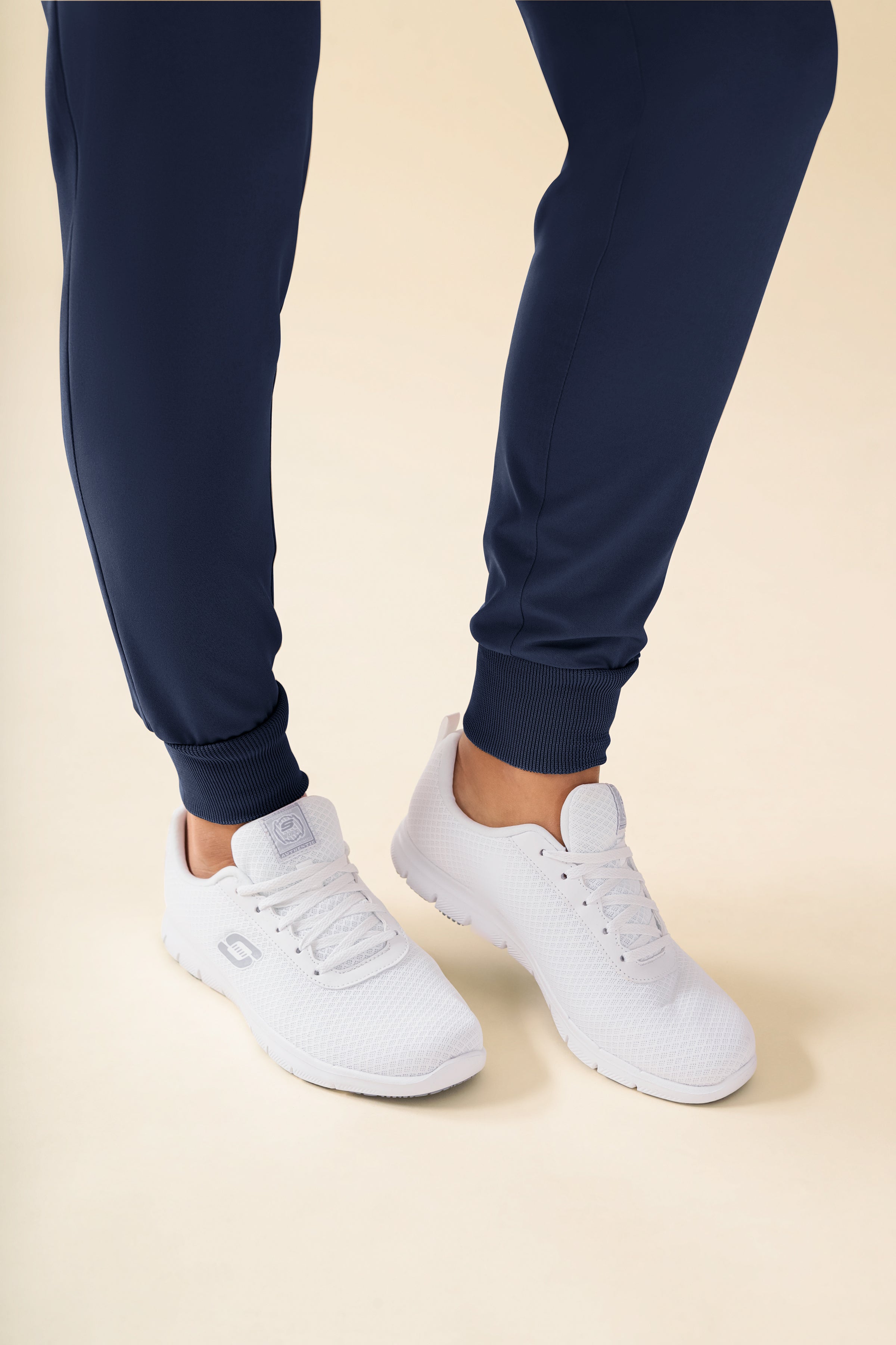 KAERE Hose Damen - Saumbündchen Kurzgr. ohne Beintaschen navy