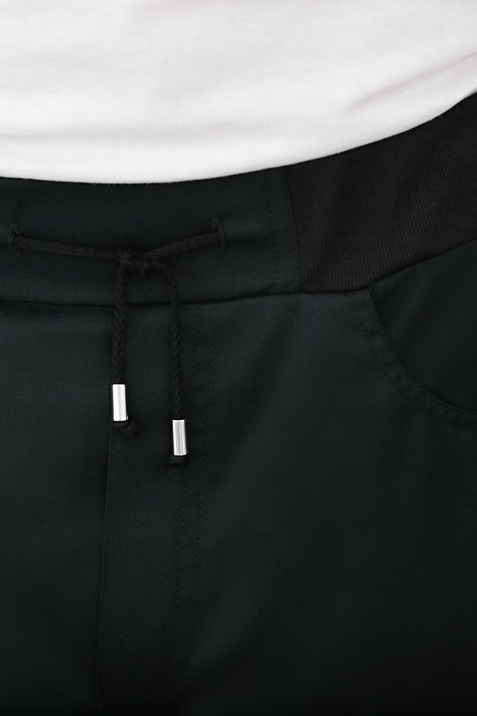 Hose für Damen Strickbund Schwarz