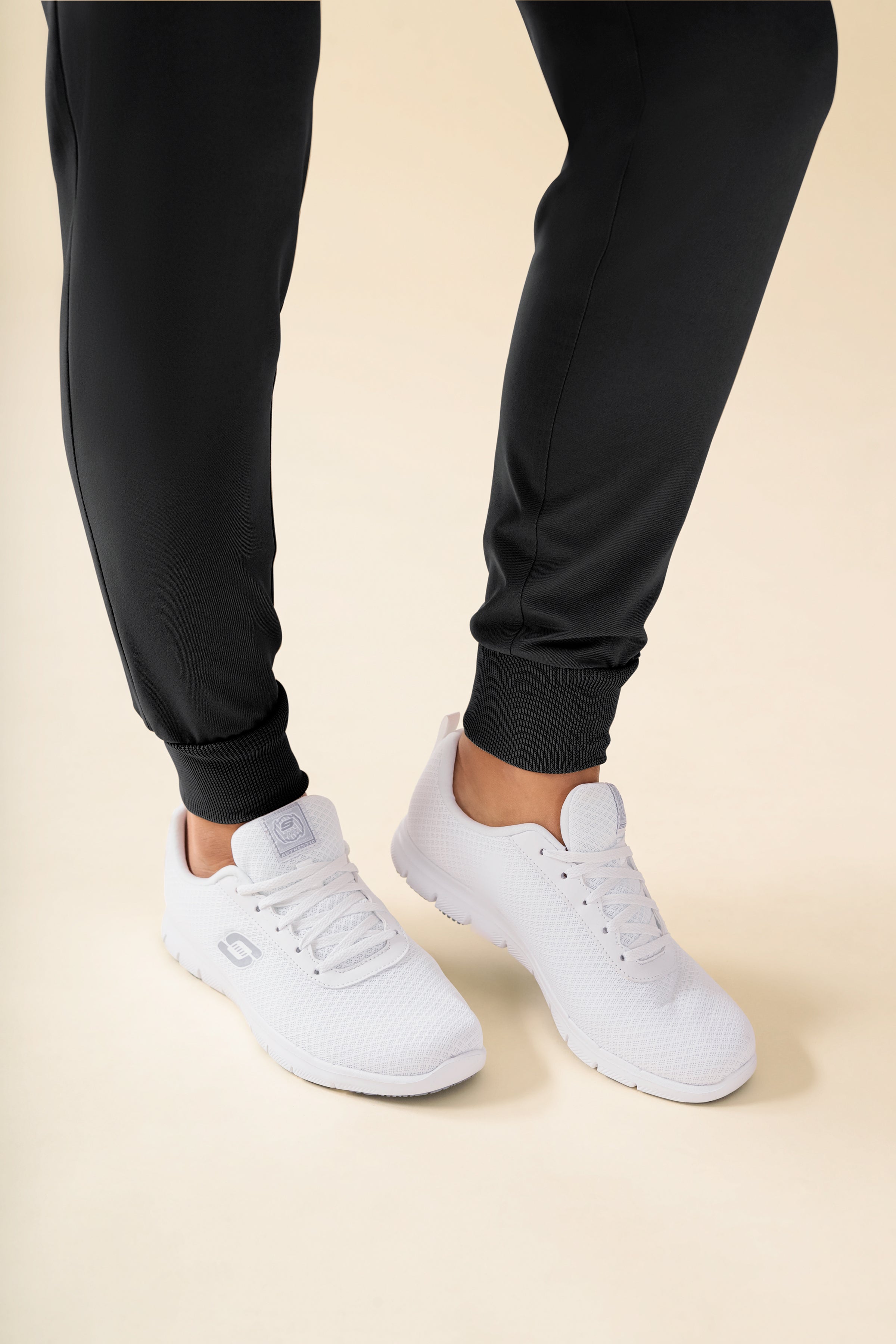 KAERE Hose Damen - Saumbündchen Kurzgr. ohne Beintaschen schwarz