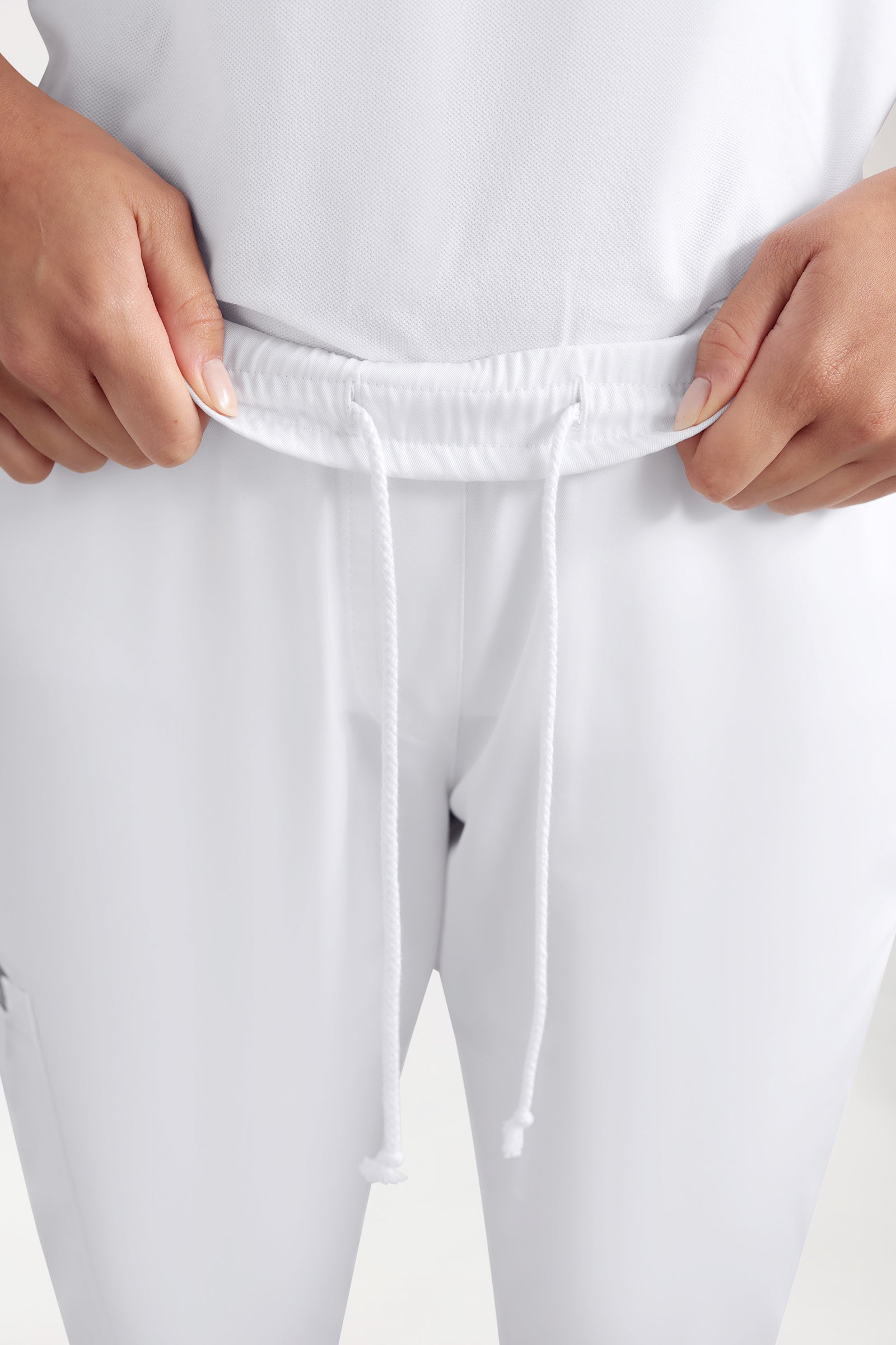 CORE Cargohose Damen - Jogpants Style weiss
