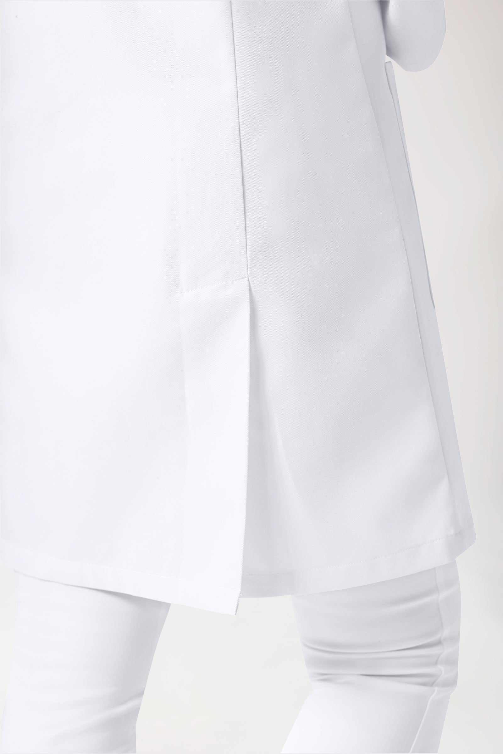 Mantel Damen - Reverskragen weiss