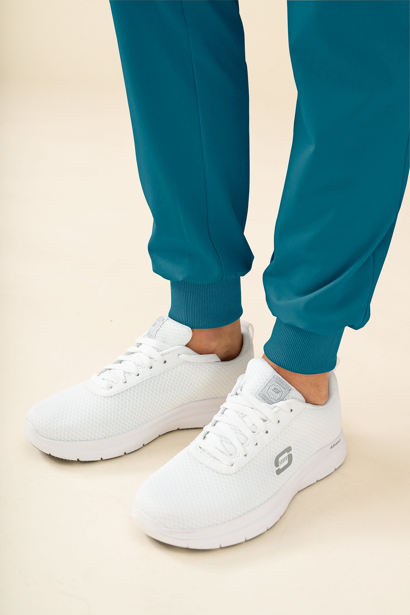 KAERE Hose Herren - gerader Saum Kurzgr. mit Beintaschen petrol