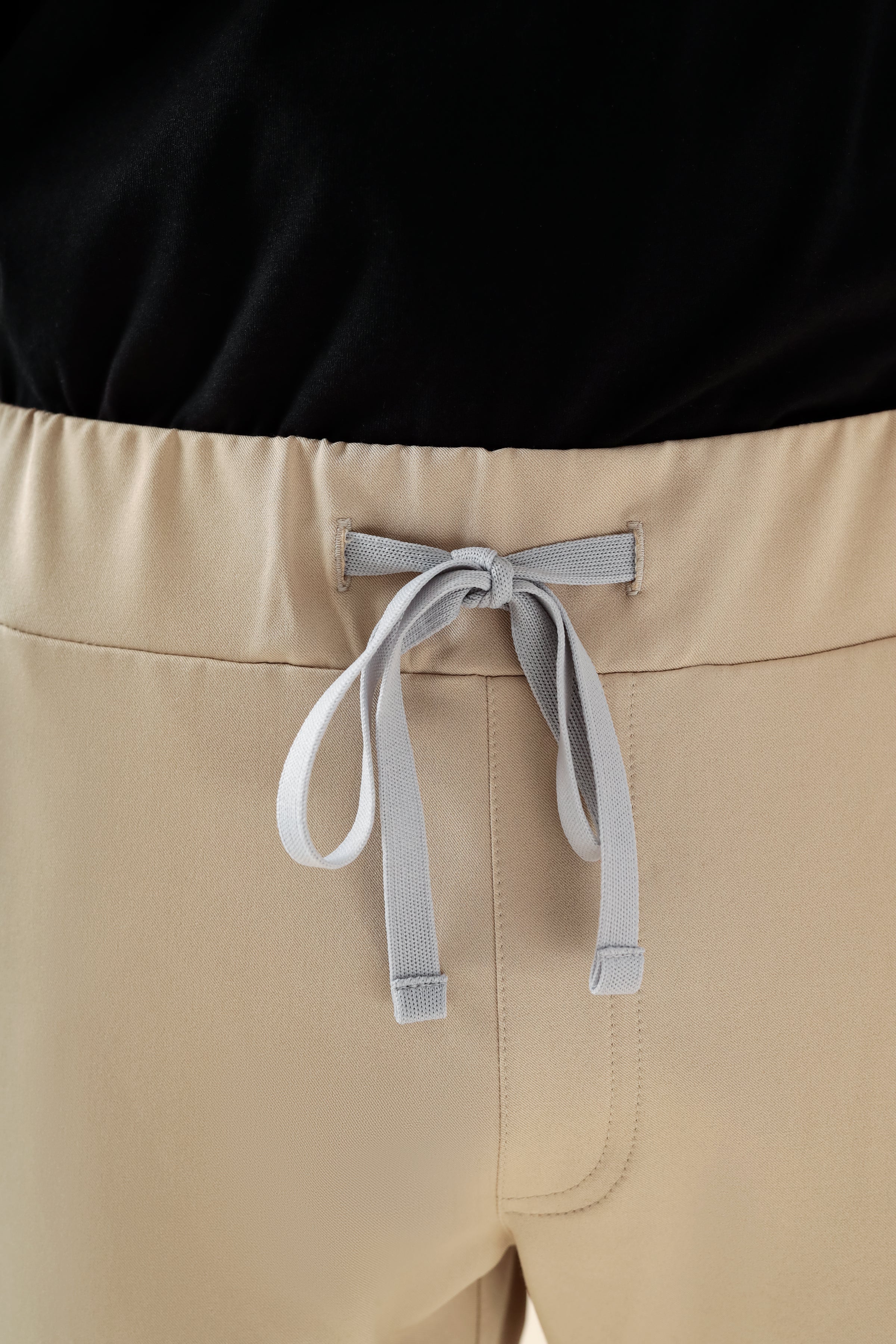 KAERE Hose Herren - Saumbündchen mit Beintaschen sand