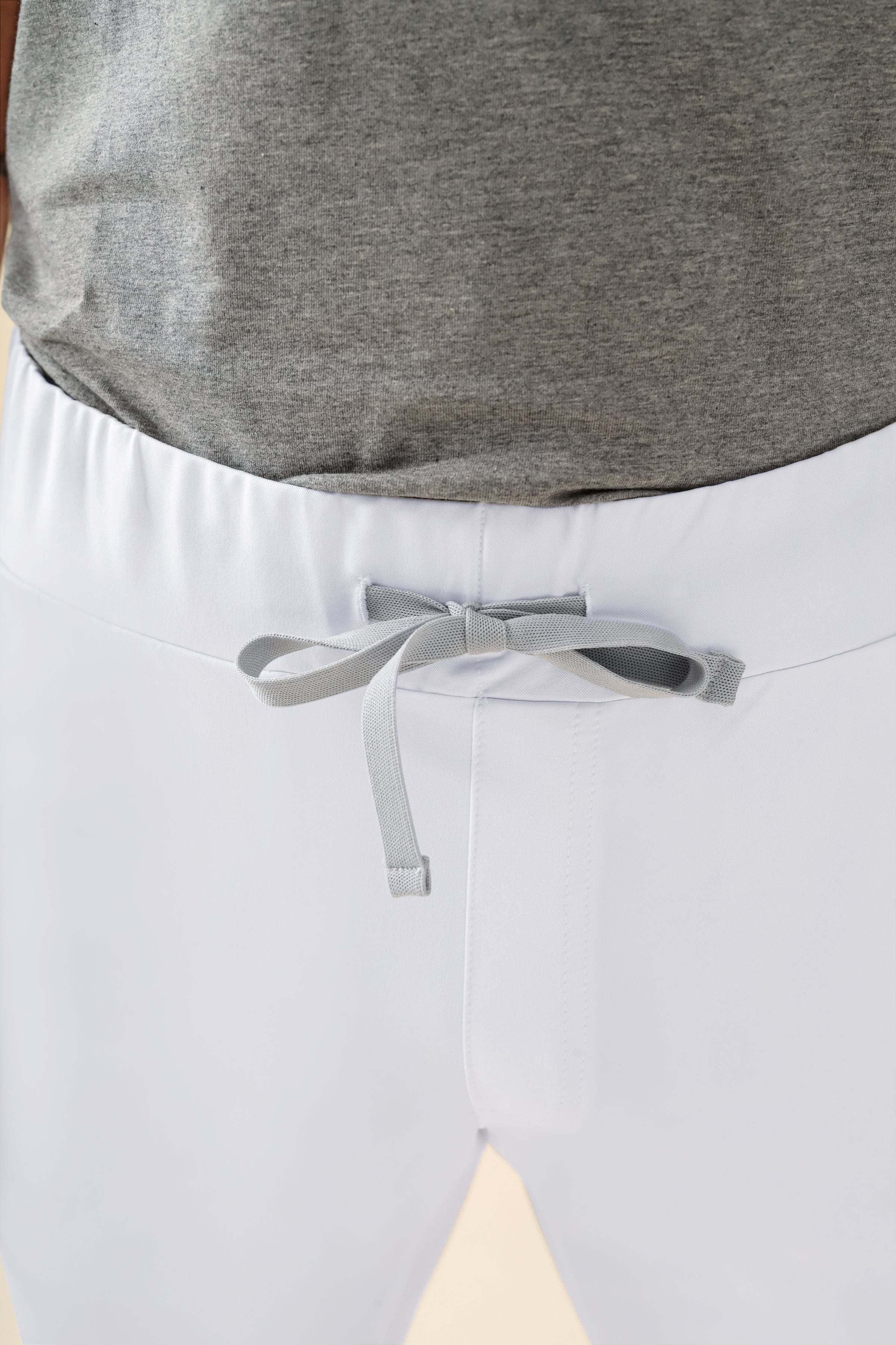 KAERE Hose Herren - gerader Saum Kurzgr. ohne Beintaschen weiss