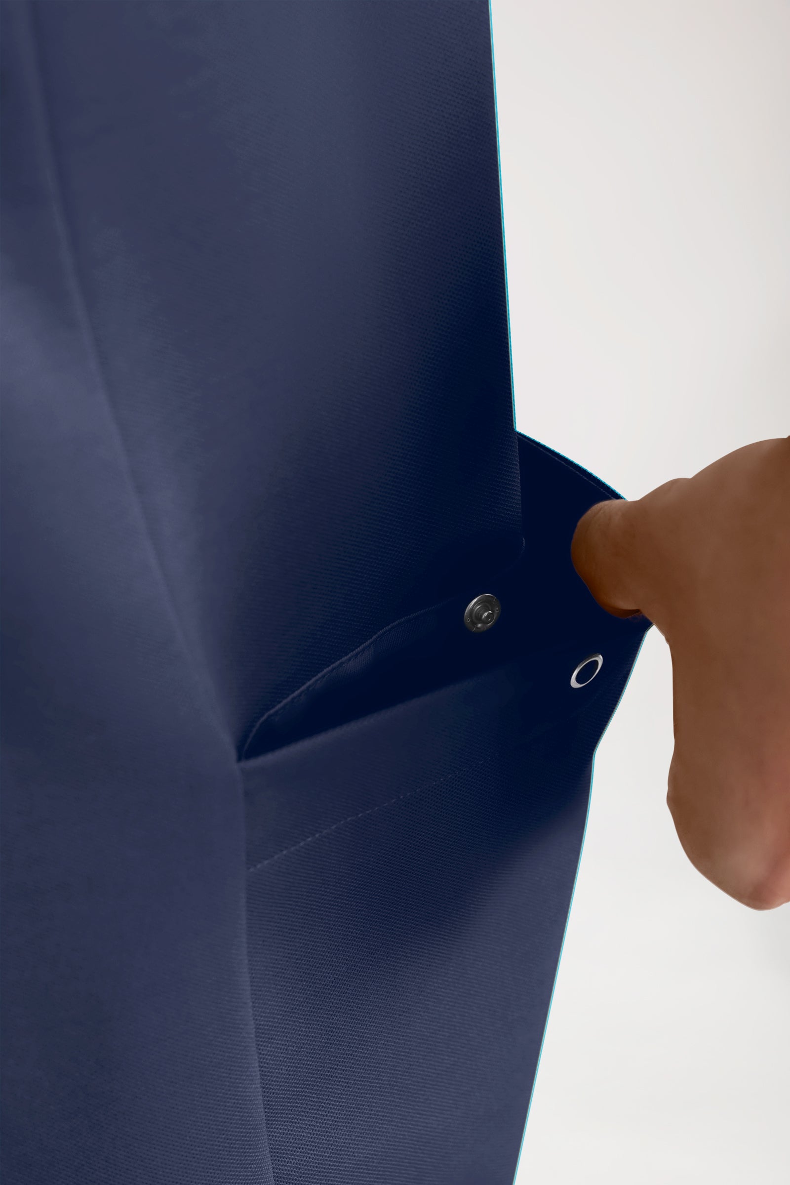 COMFY FLEX Stretch Schlupfkasack Herren - Polokragen navy