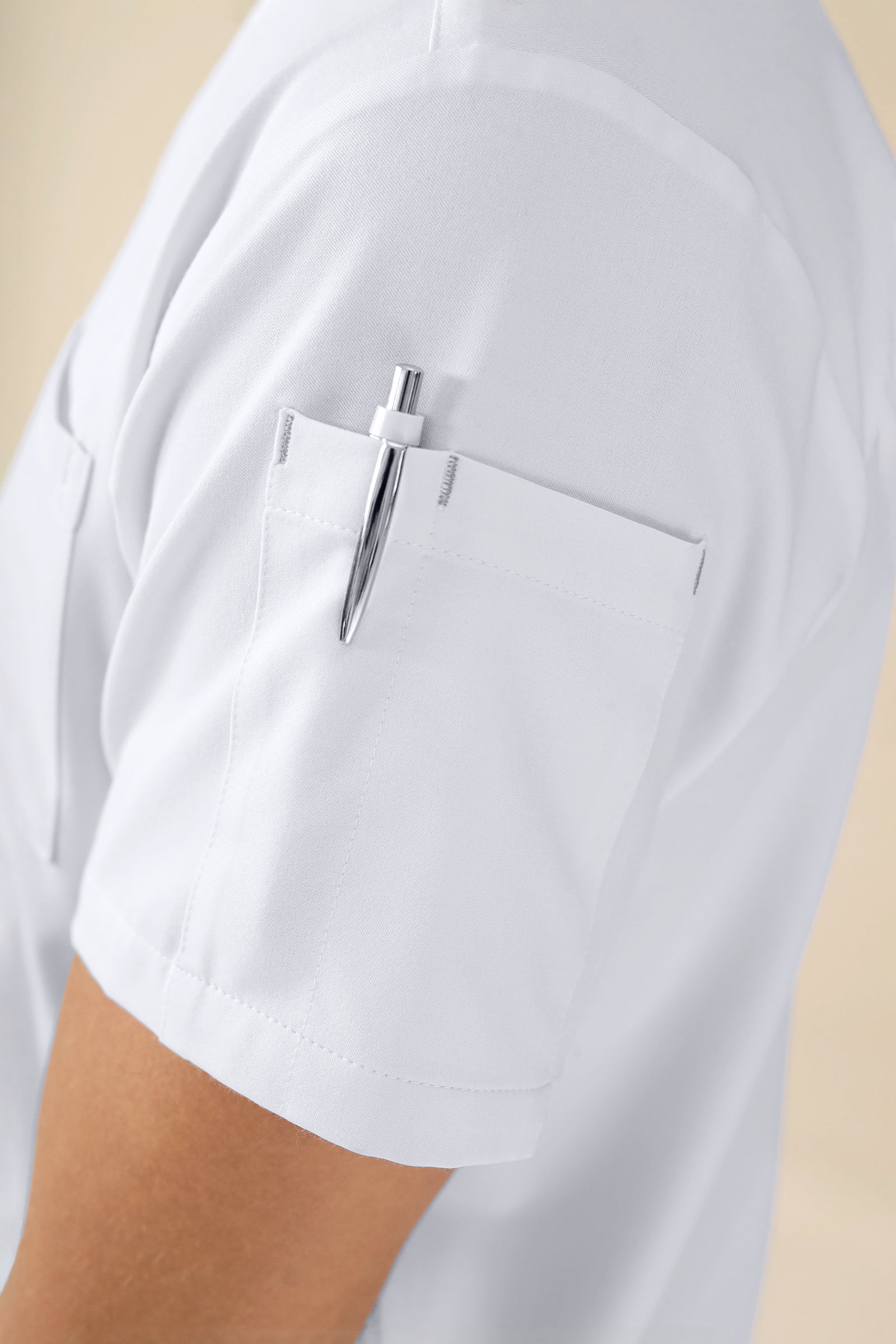 KAERE Schlupfkasack Herren - V-Ausschnitt weiss