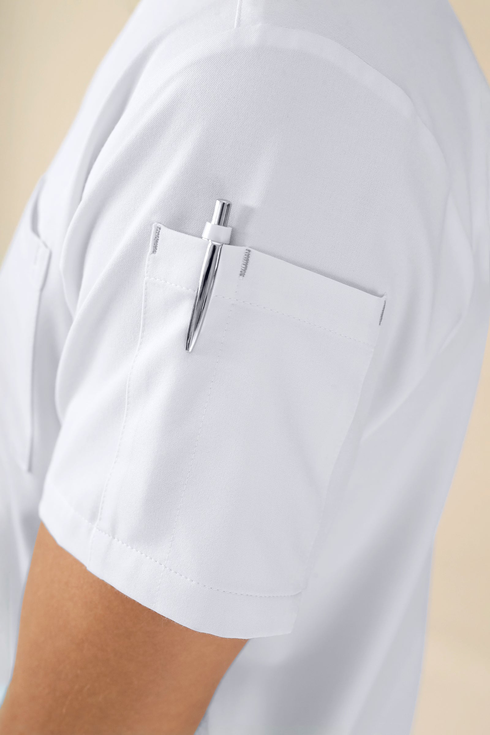 KAERE Schlupfkasack Herren - 3er Pack - V-Ausschnitt weiss