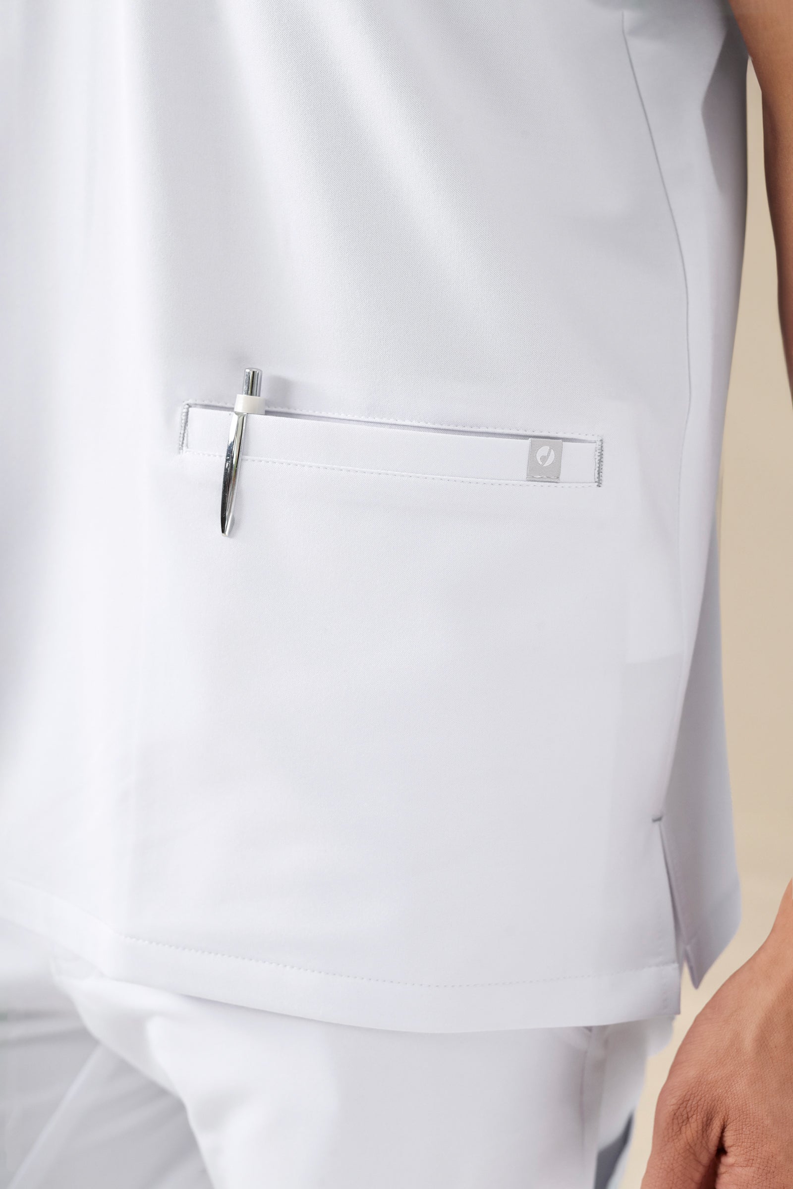 KAERE Schlupfkasack Herren - 3er Pack - V-Ausschnitt weiss