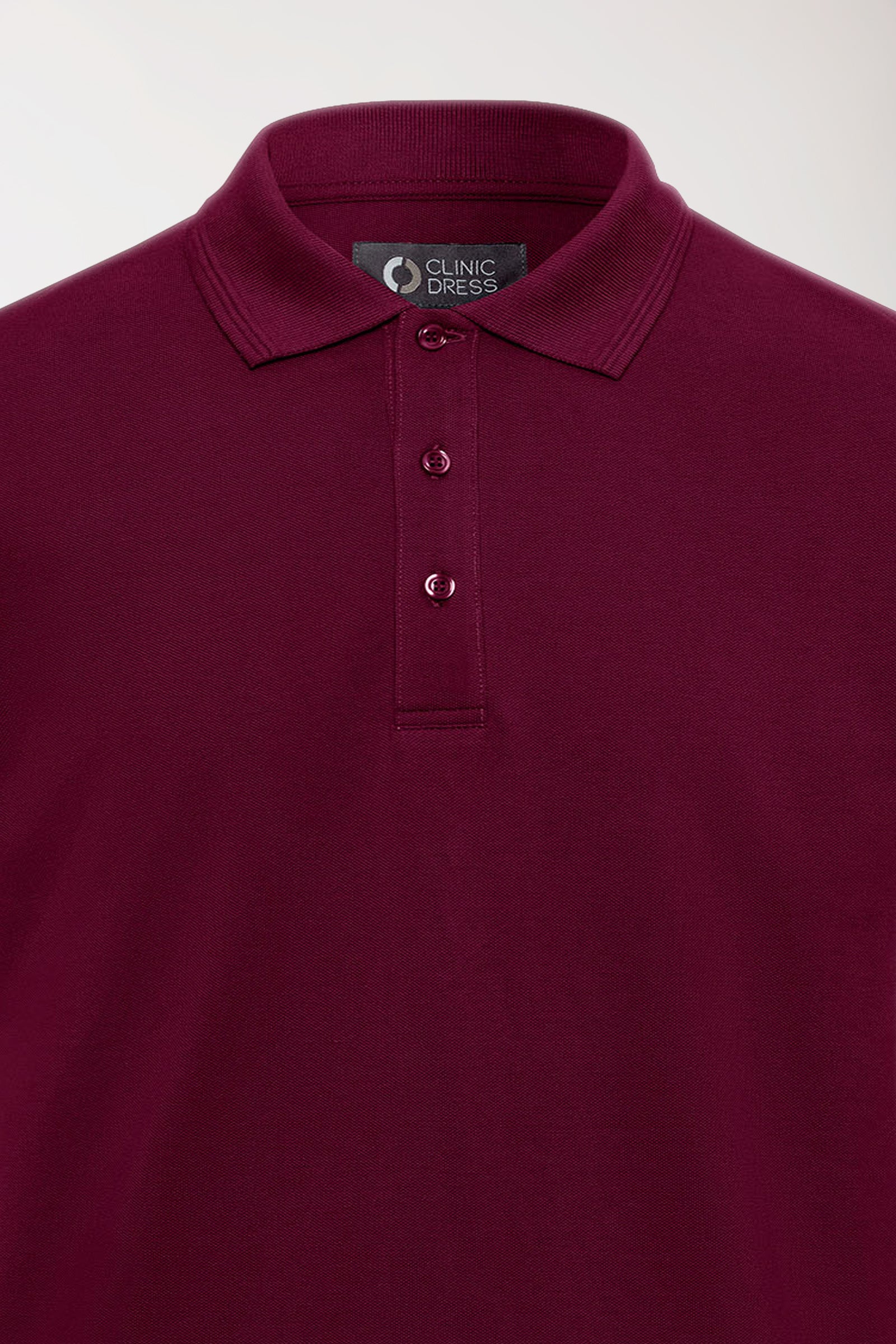 COMFY FLEX Stretch Shirt Herren - Polokragen bordeaux