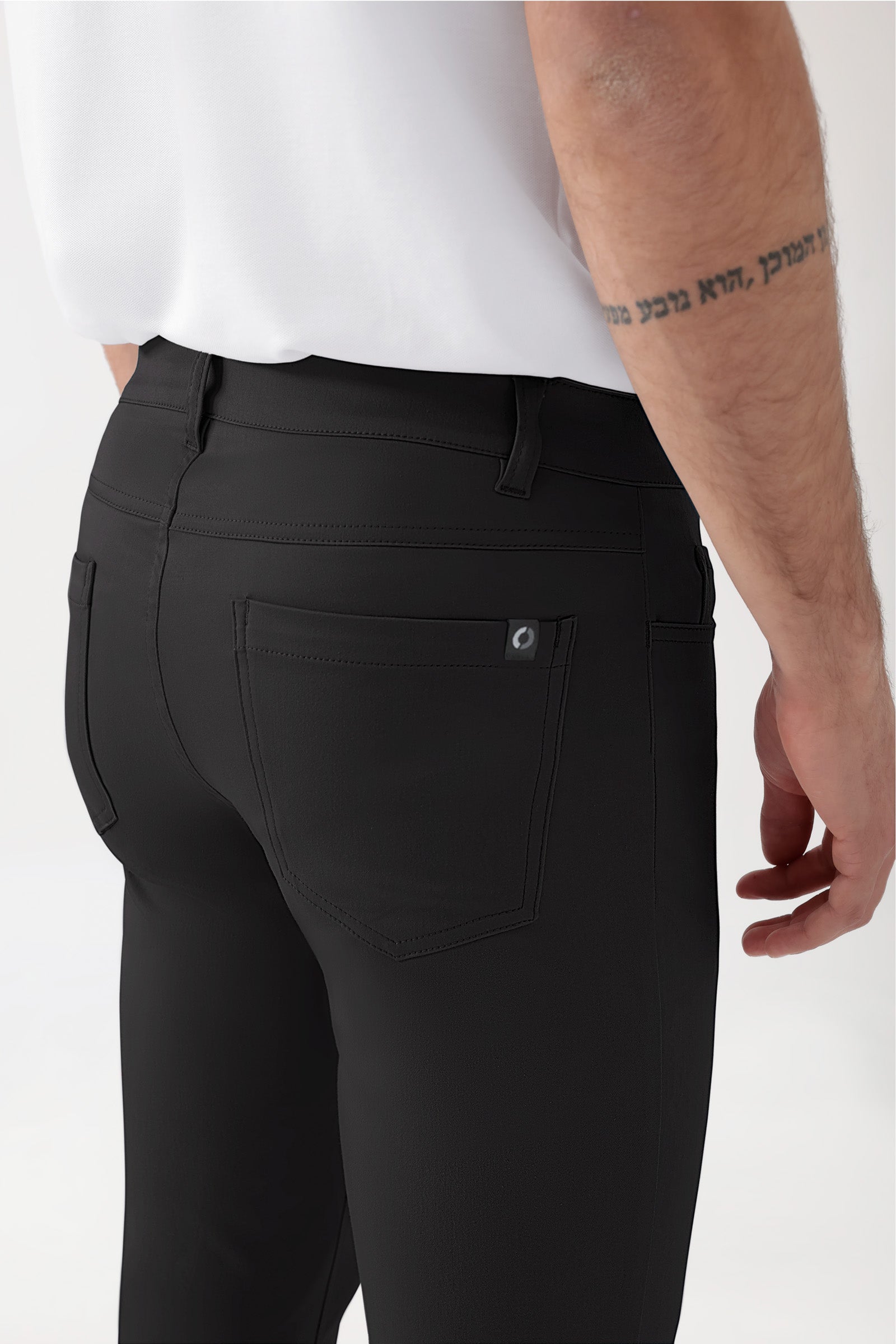 COMFY FLEX 5-Pocket Hose Herren - gerades Bein schwarz