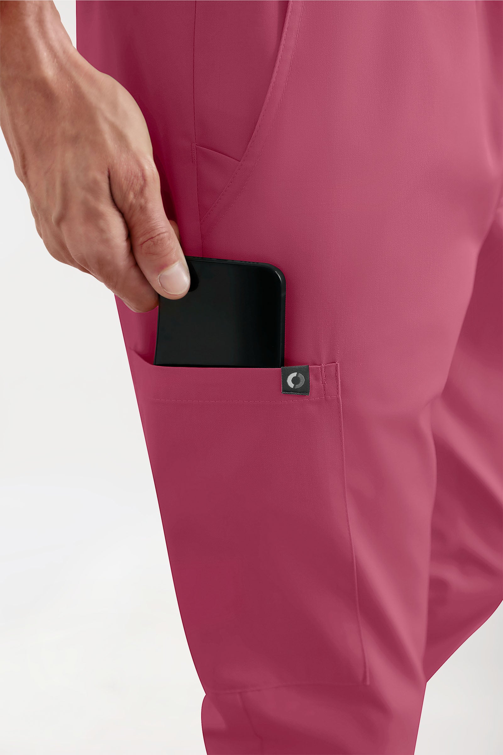 GREEN Stretch Hose Herren - Jogpants Style rosenholz