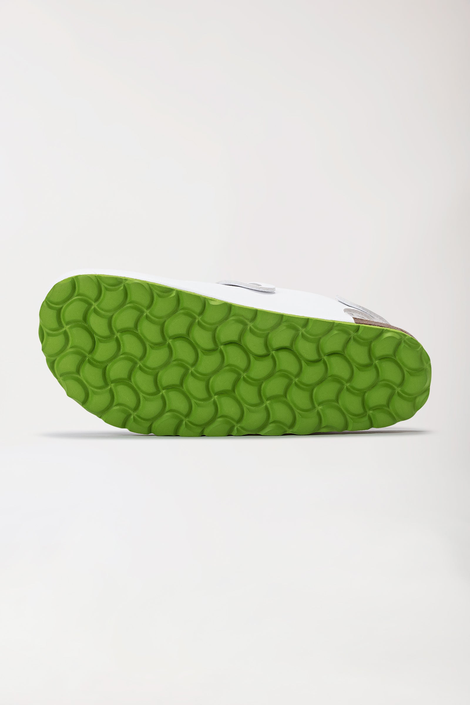 Damen Clog weiss/apfelgrün