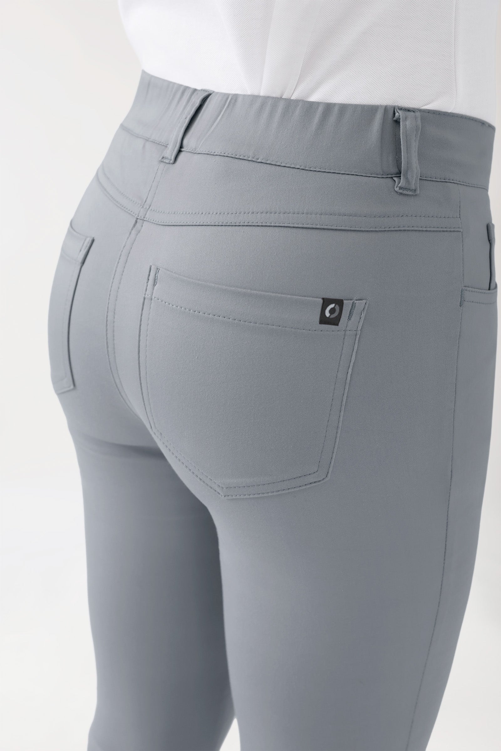 COMFY FLEX 5-Pocket Hose Damen - schlankes Bein grau