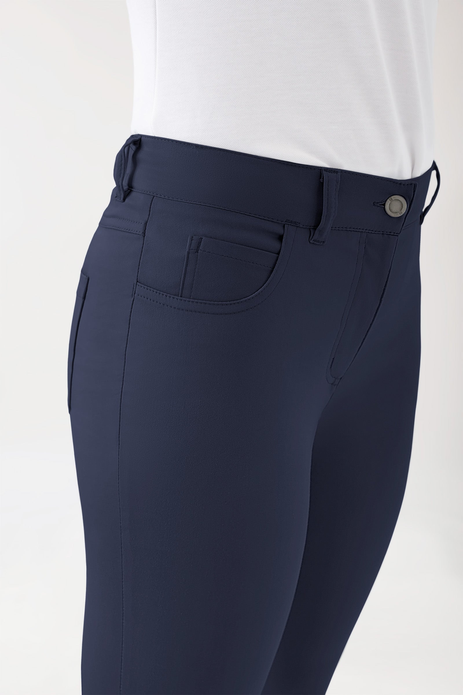 COMFY FLEX 5-Pocket Hose Damen - schlankes Bein navy