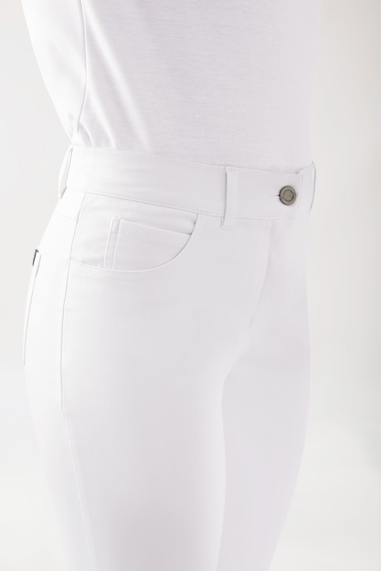 COMFY FLEX 5-Pocket Hose Damen - gerades Bein weiss