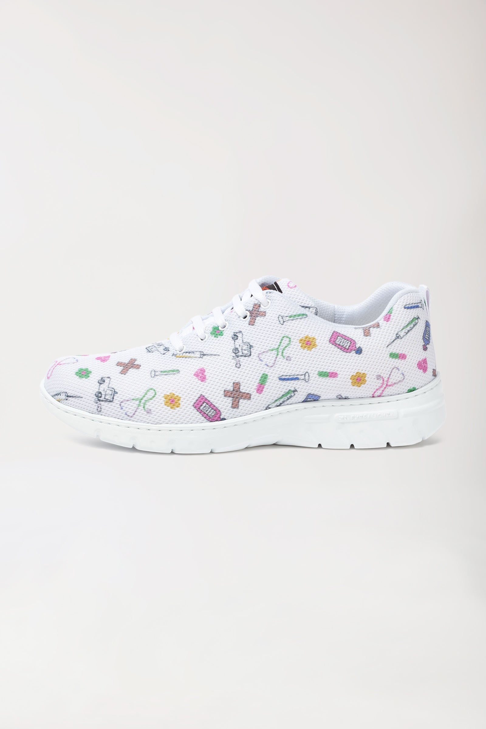 Unisex Berufsschuh weiss/bunt