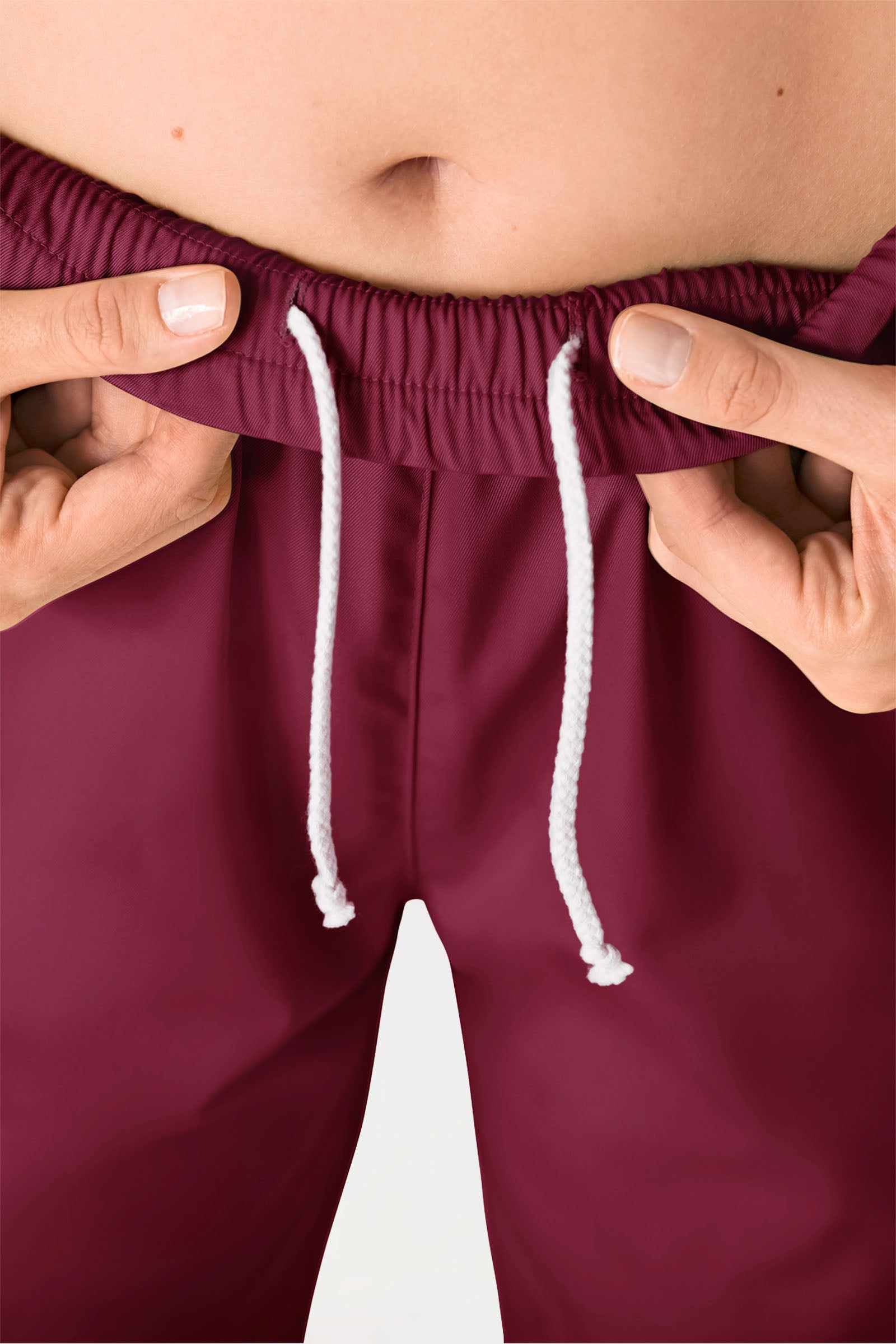 CORE Hose Unisex - hoher Bund bordeaux