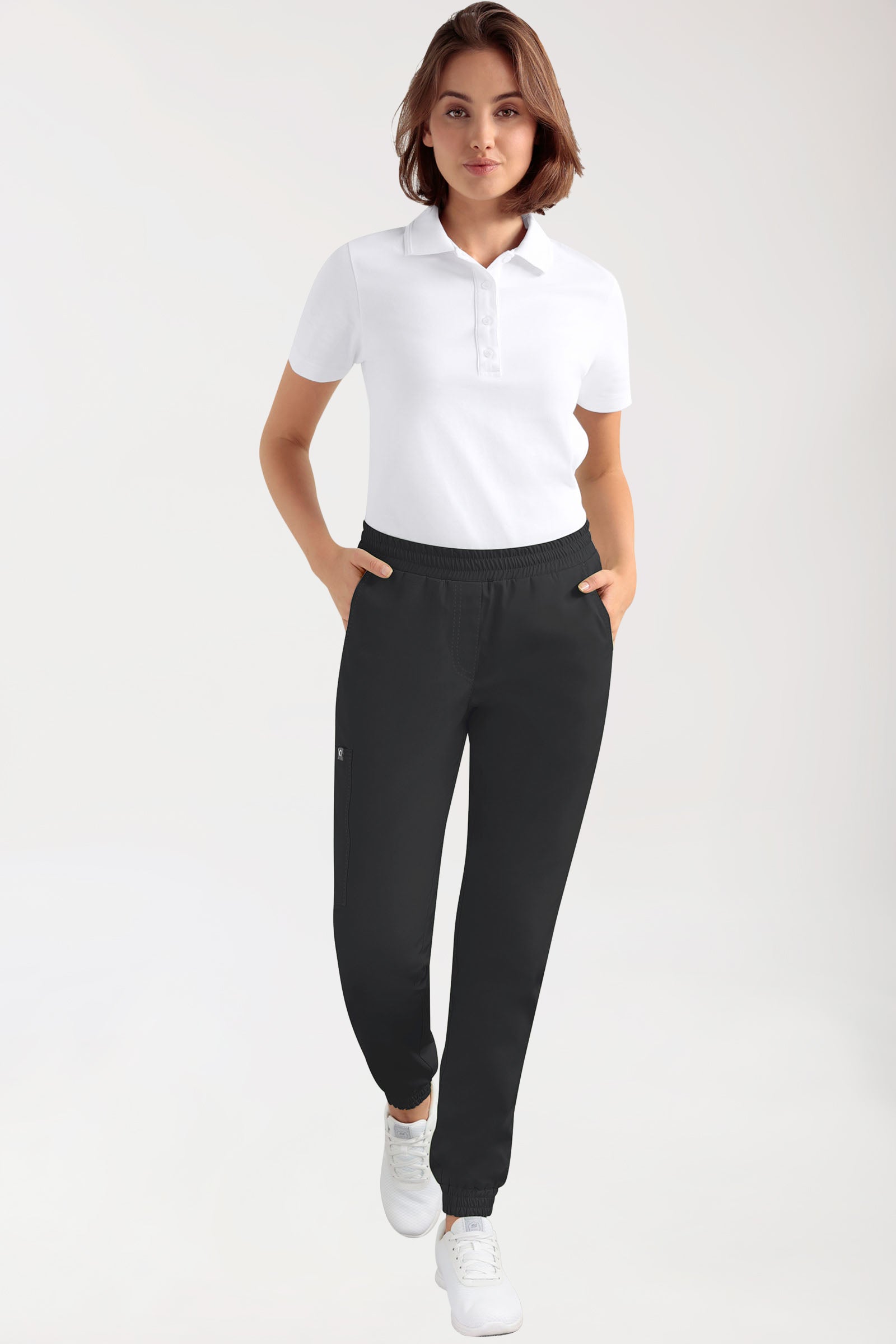 CORE Cargohose Damen - Jogpants Style schwarz