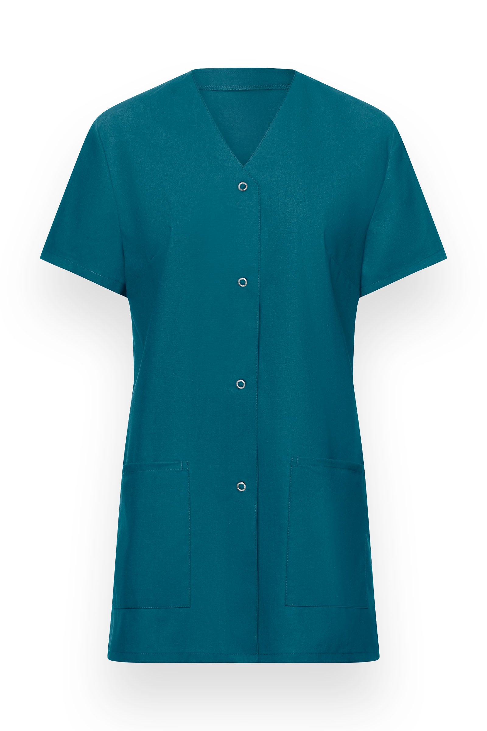 Kasack Damen - durchgeknöpft petrol