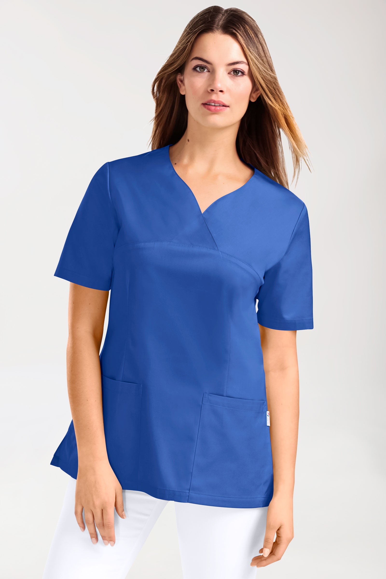 CORE Schlupfkasack Damen - 5er-Pack - Herzausschnitt königsblau