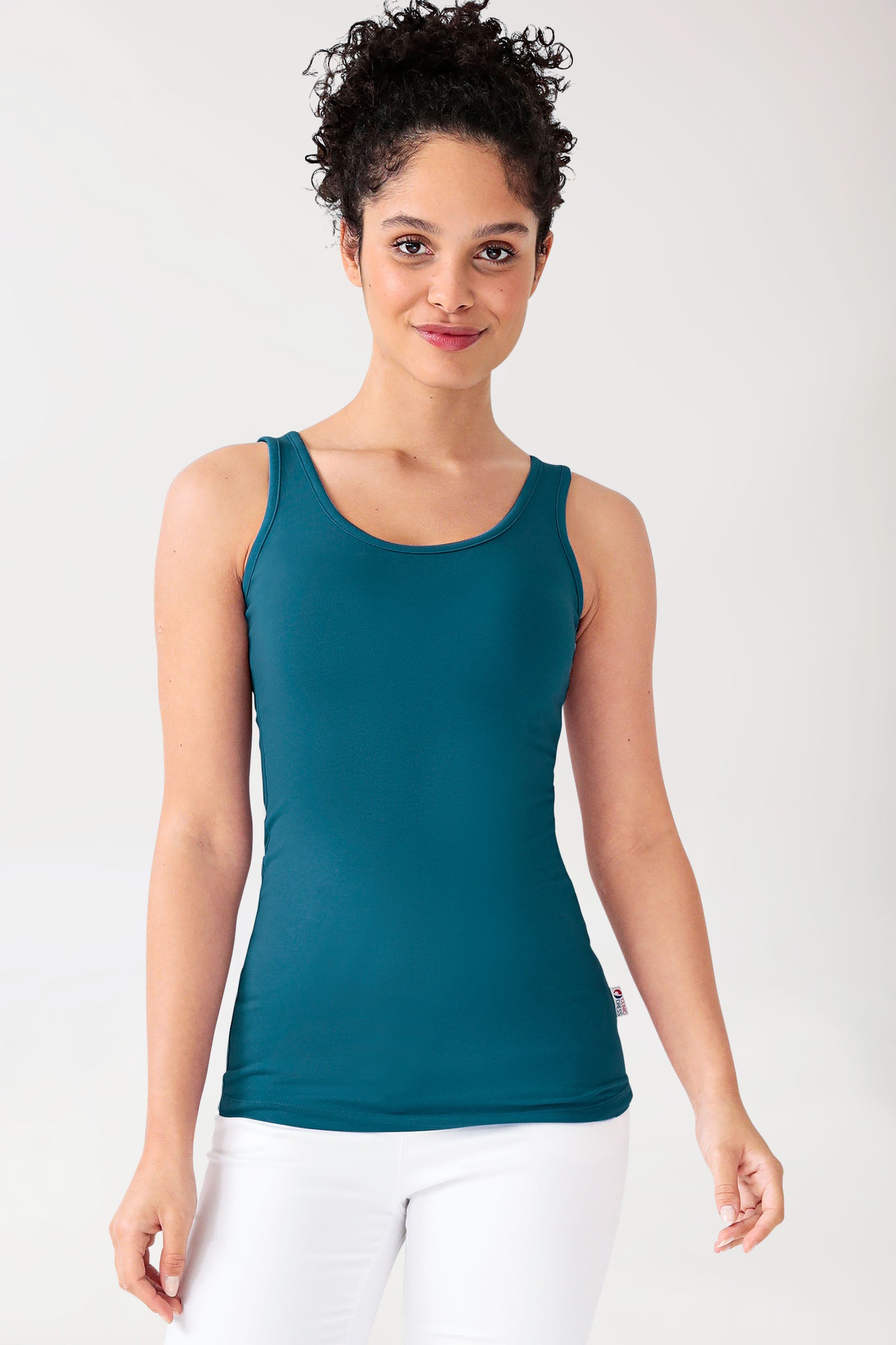 CORE Top Damen - Rundhals petrol, Vue de face