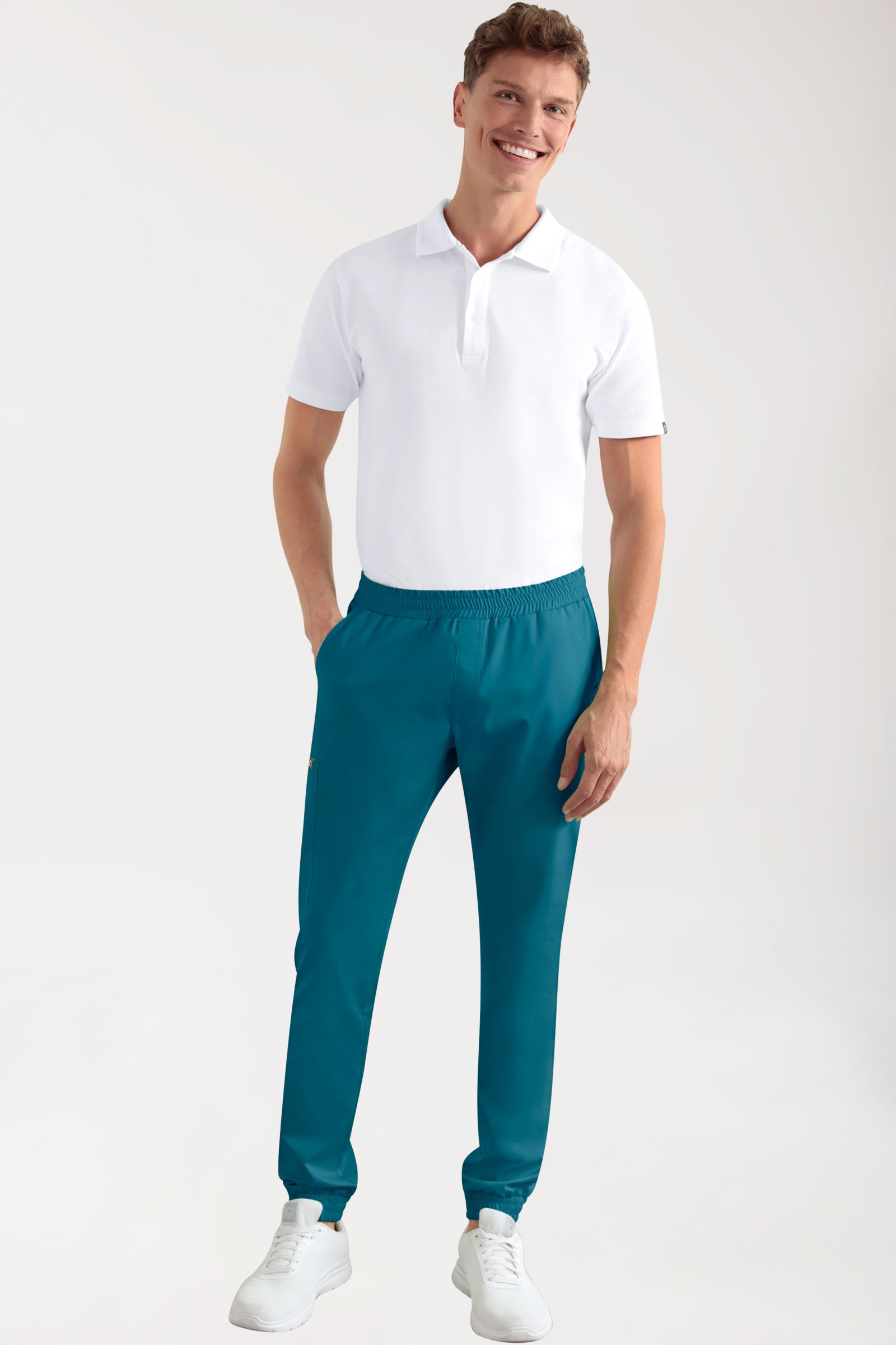 CORE Cargohose Herren - Jogpants Style petrol