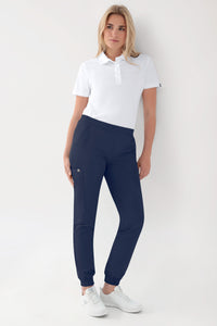 GREEN Stretch Hose Damen - Jogpants Style navy