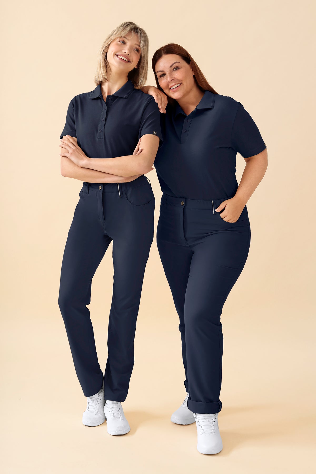KAERE Hose Damen - 5-Pocket navy