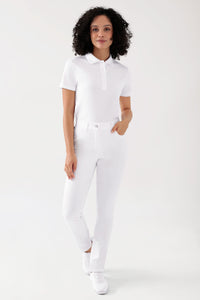 COMFY FLEX 5-Pocket Hose Damen - gerades Bein weiss