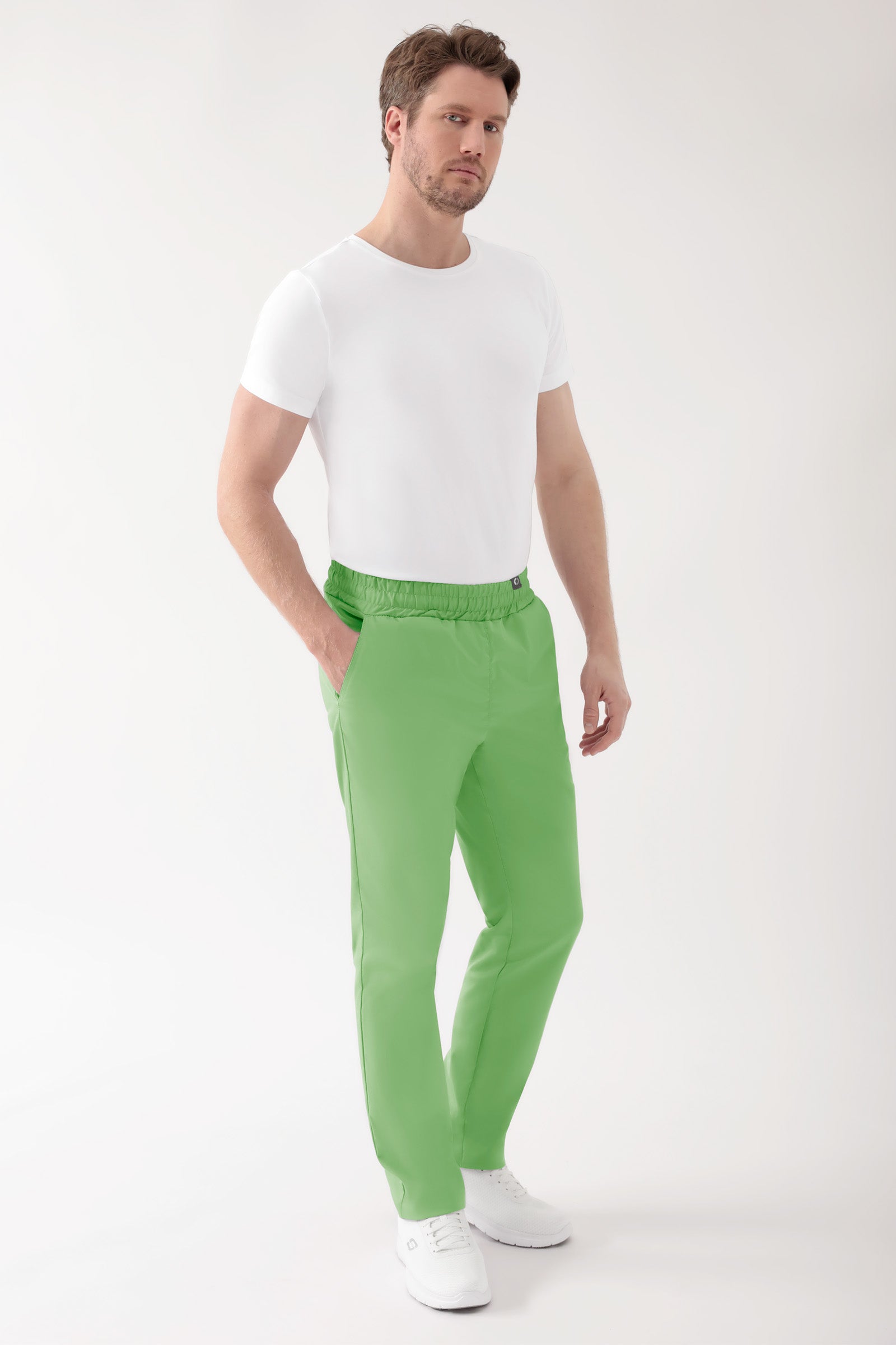 CORE Hose Unisex - hoher Bund apfelgrün, Vue de face