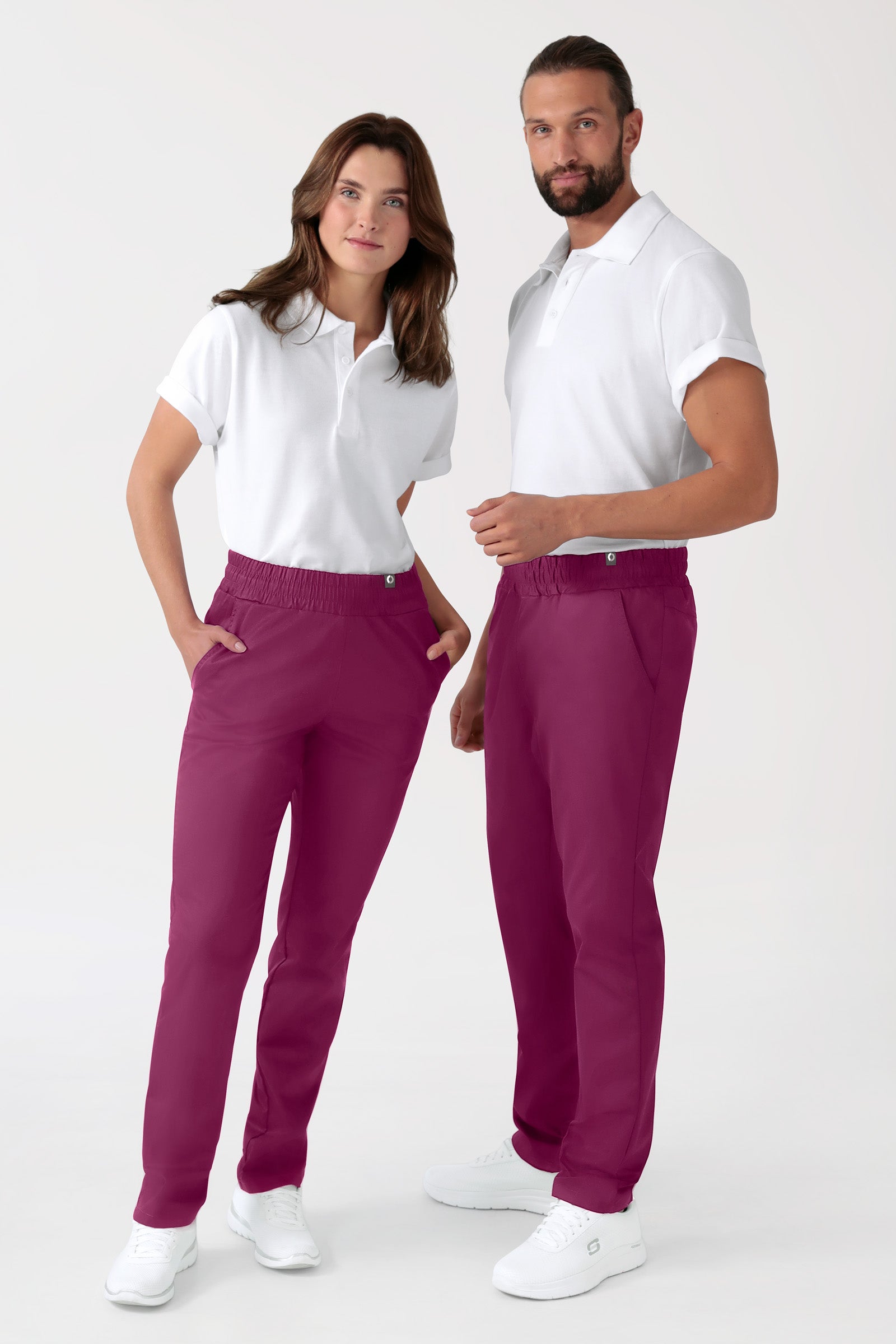 CORE Hose Unisex - hoher Bund berry