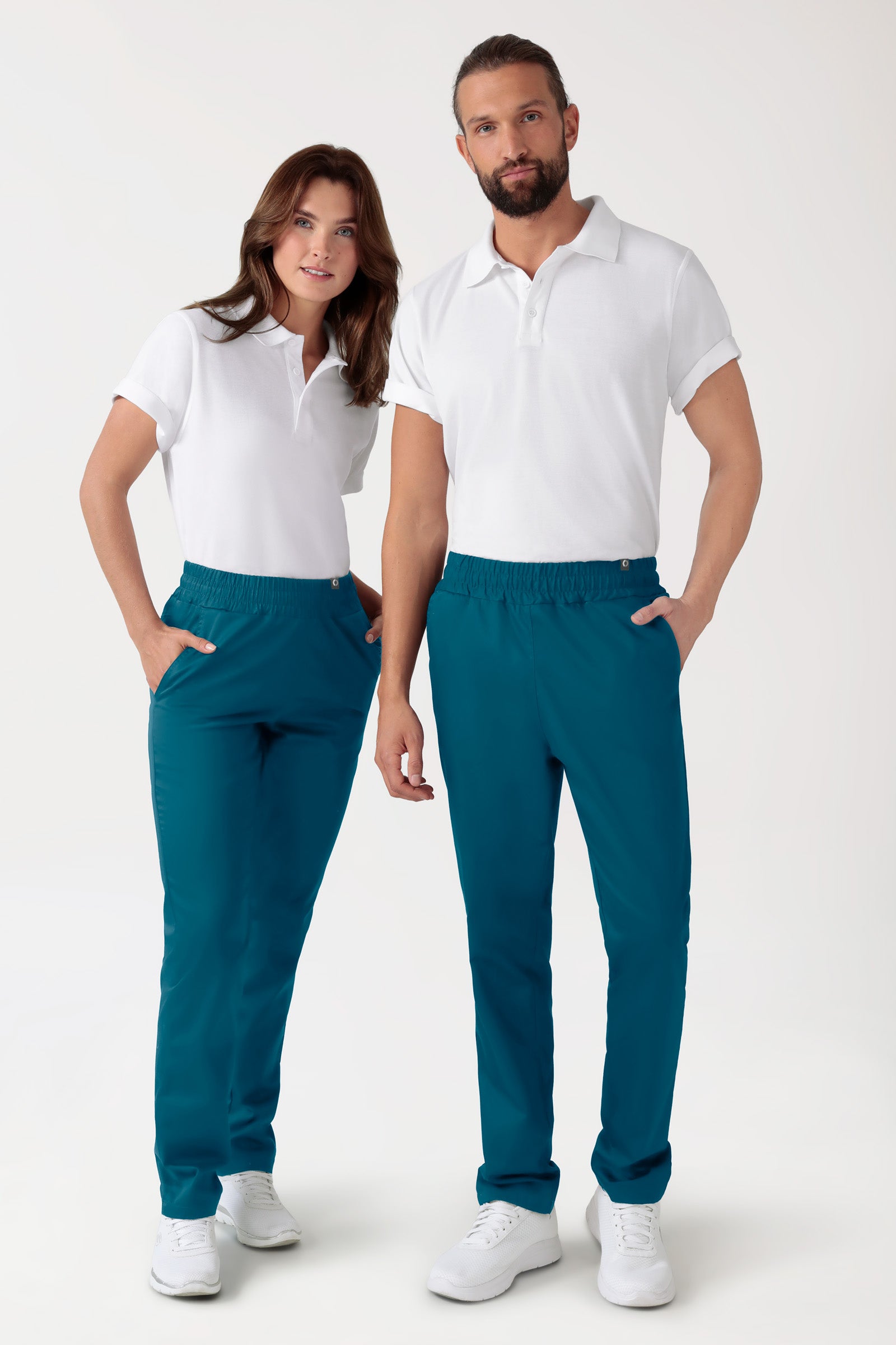 CORE Hose Unisex - hoher Bund petrol, Vue de face
