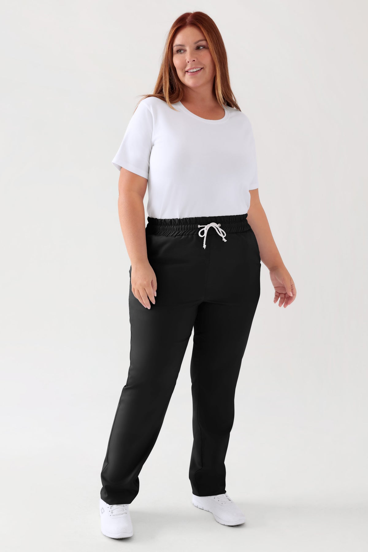 TENCEL™ Hose Unisex - Rundumgummibund schwarz, Vue de face