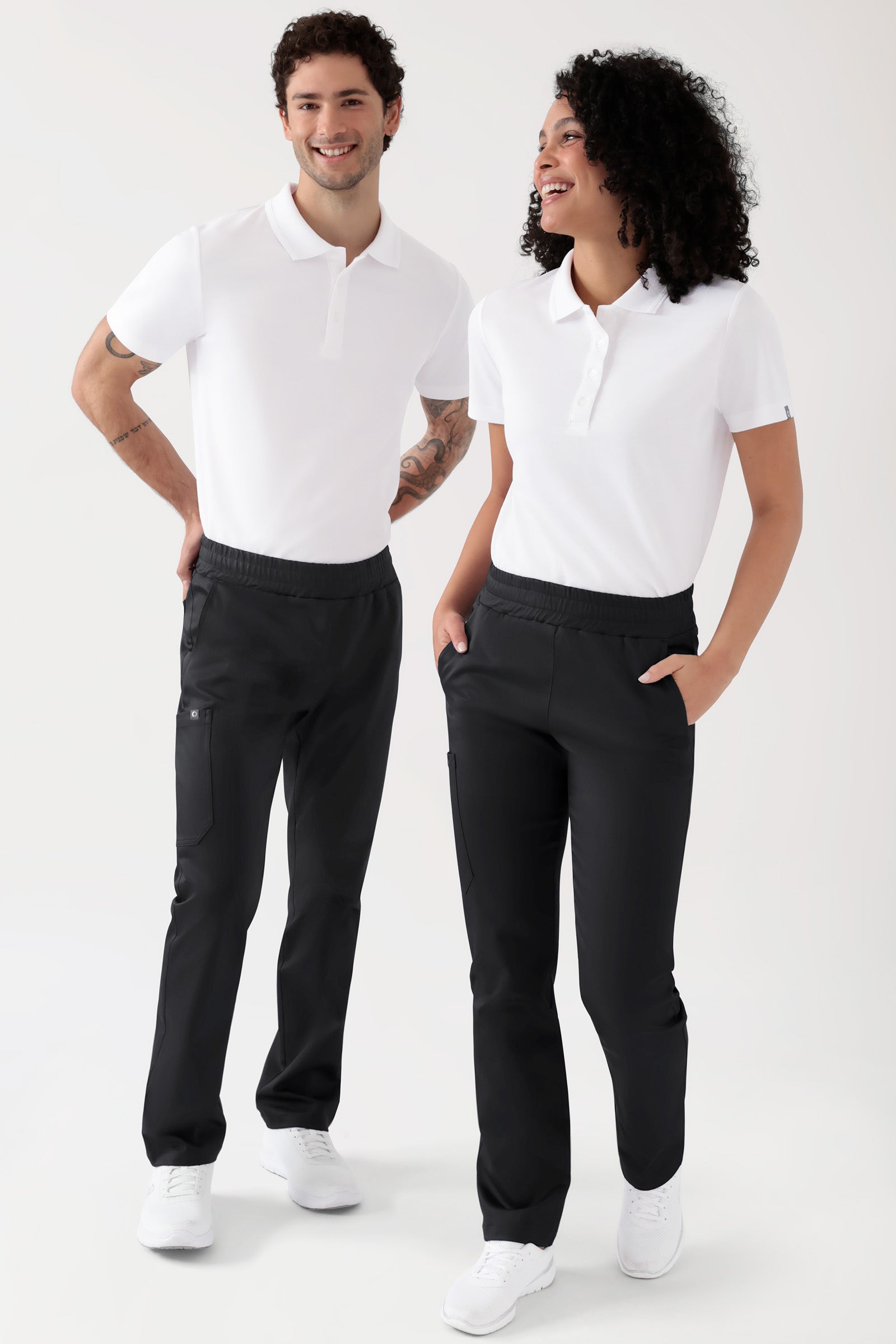 COMFY FLEX Stretch Hose Unisex - 1/1 Länge schwarz, Vue de face